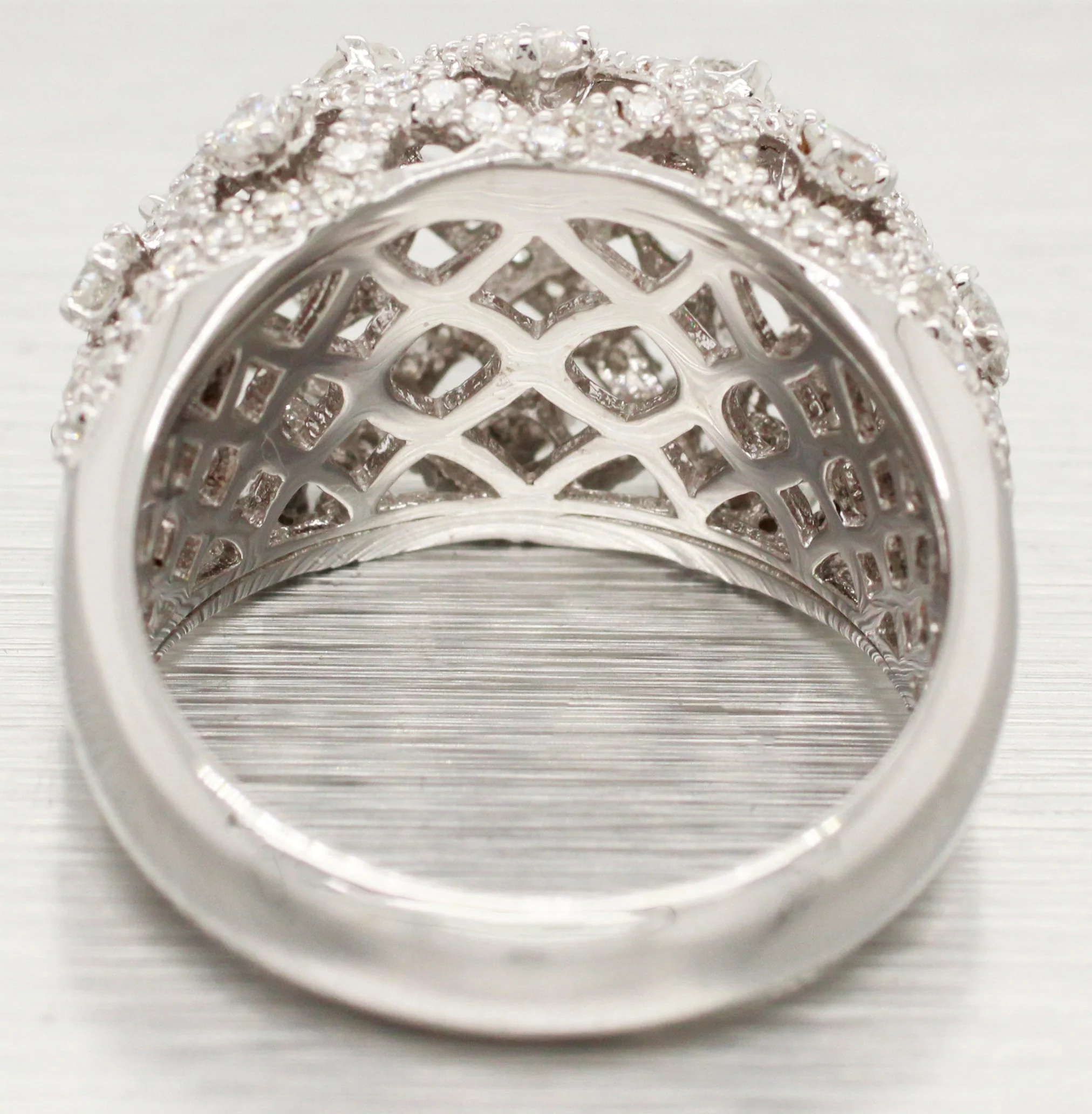 Sonia Bitton 0.50ctw Diamond Criss Cross Ring - 14k White Gold & Dynamic Setting - Image 6