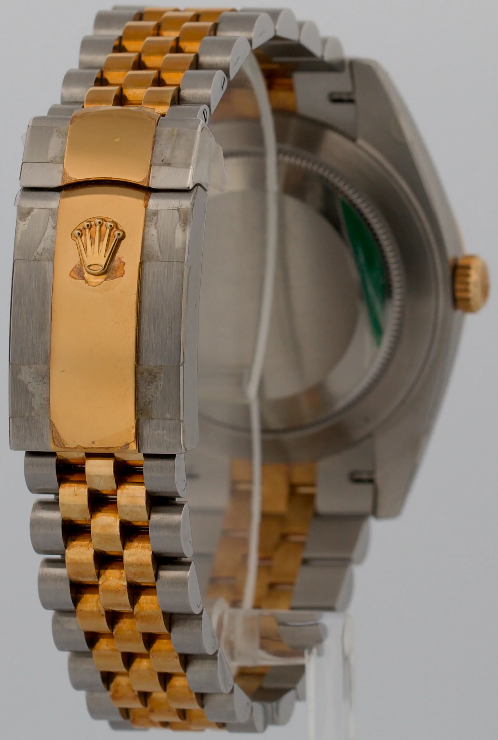 STICKERED 2017 PAPERS Rolex DateJust BLACK DIAMOND 18K JUBILEE 41mm 126333 BOX - Image 5