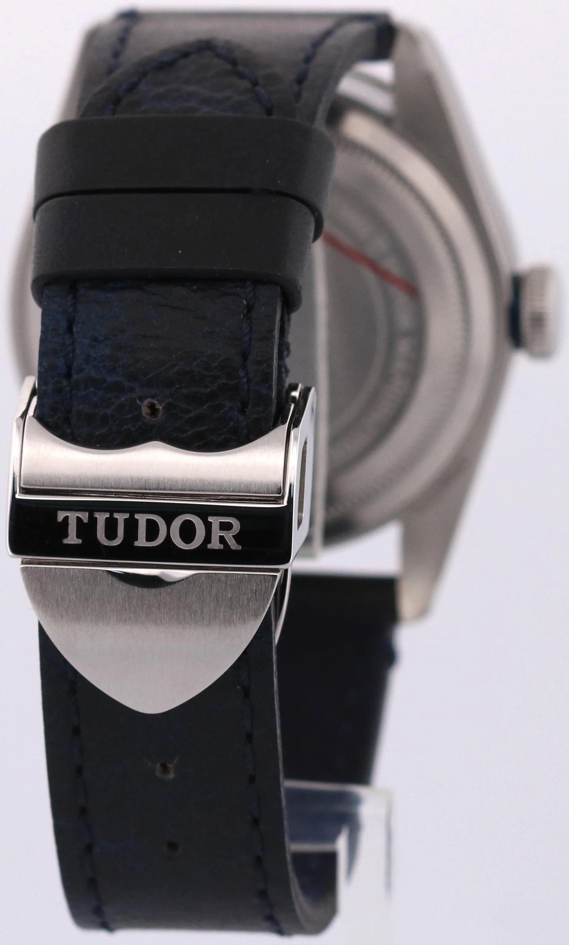 STICKERED 2020 PAPERS Tudor Black Bay BLUE Stainless Leather 41mm 79230B BOX - Image 6