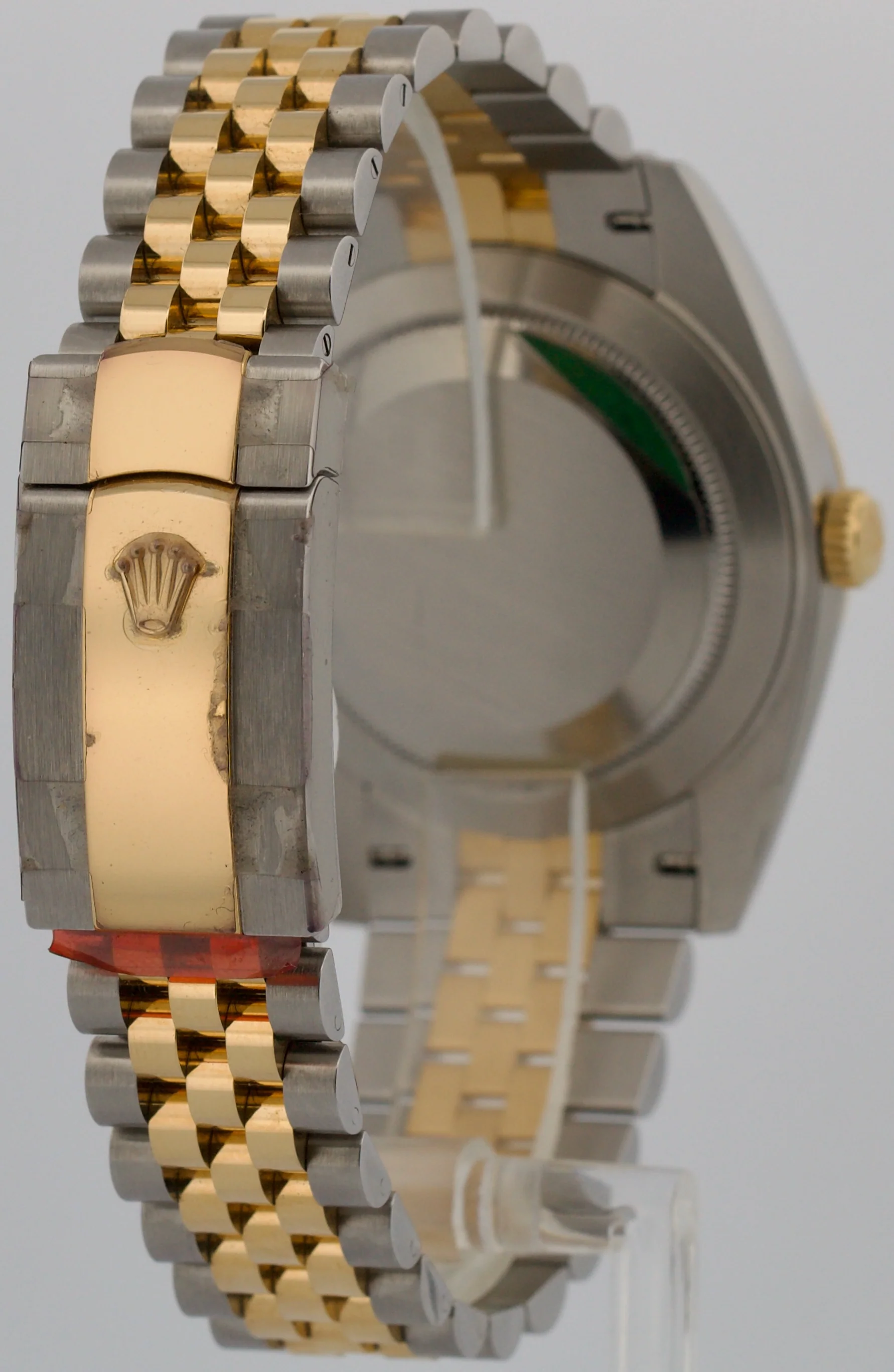 STICKERED 2022 PAPERS Rolex DateJust CHAMPAGNE DIAMOND 18K Steel 41mm 126333 BOX - Image 6
