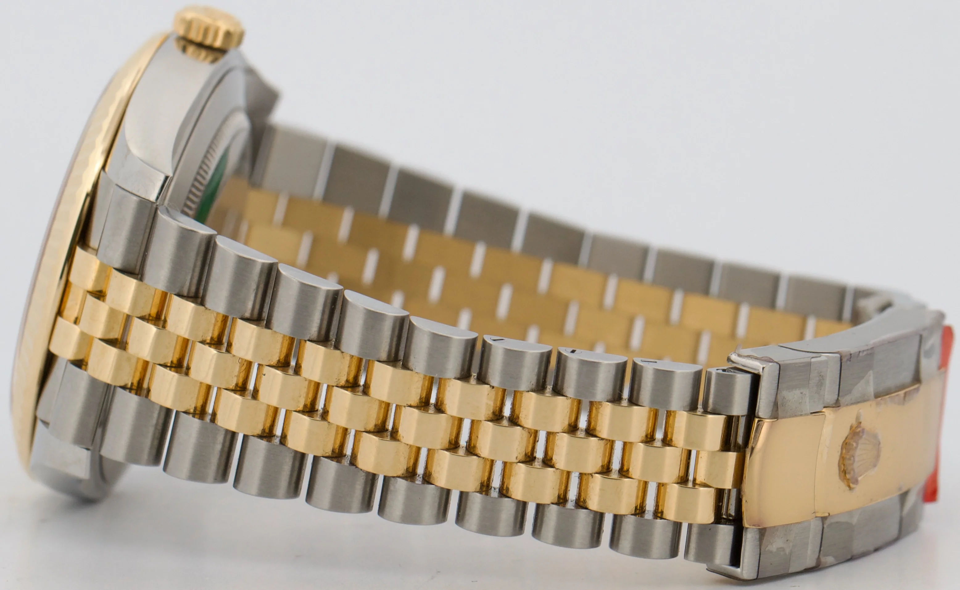 STICKERED 2022 PAPERS Rolex DateJust CHAMPAGNE DIAMOND 18K Steel 41mm 126333 BOX - Image 7