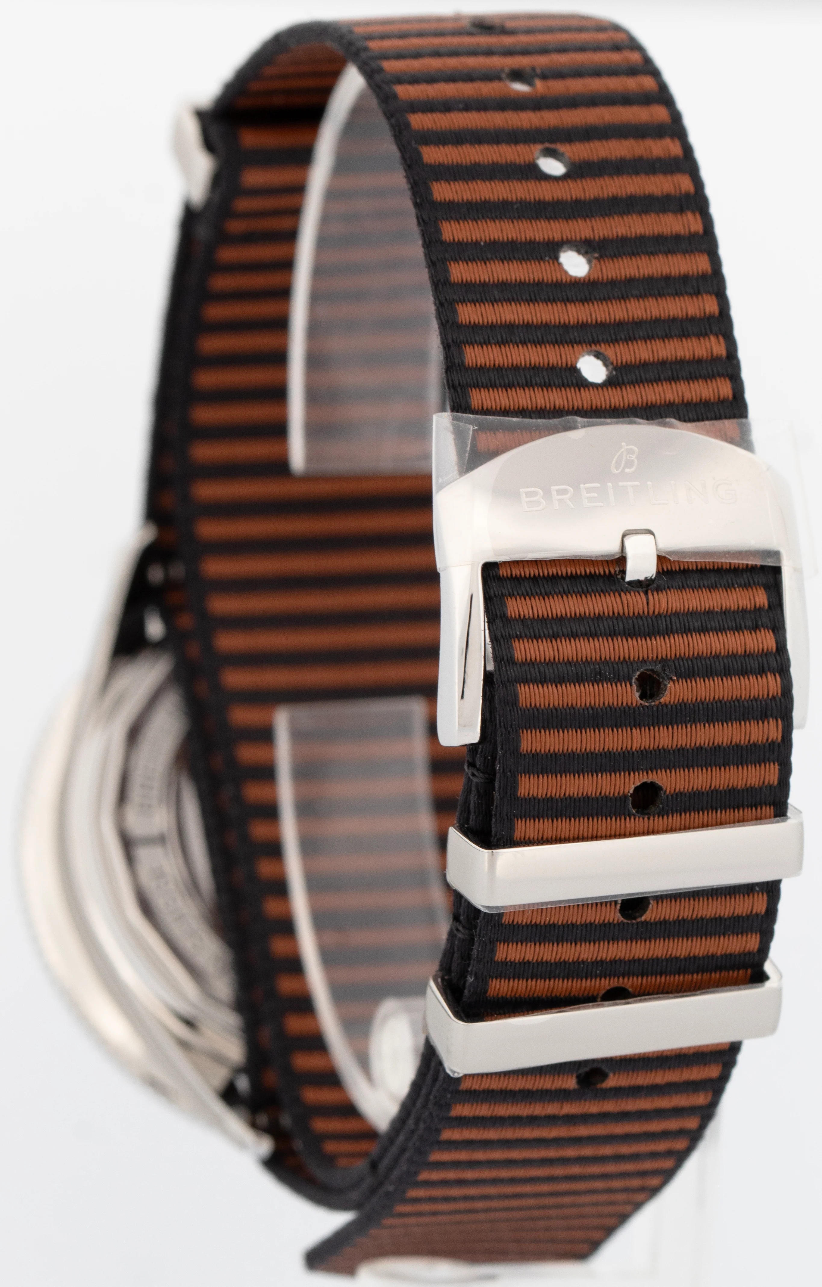 STICKERED Breitling Superocean Heritage Brown Stainless 42mm Watch A10370 BOX - Image 5