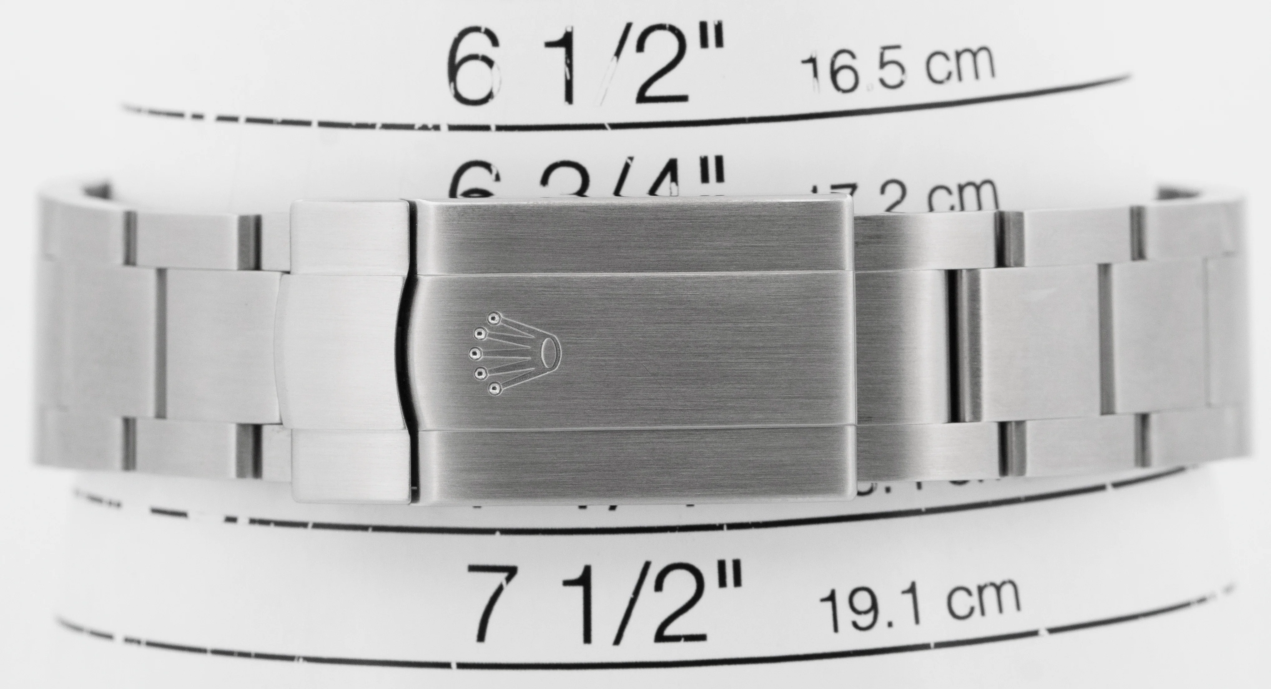 STICKERED PAPERS Rolex Oyster Perpetual SILVER CONCENTRIC Steel 34mm 114200 BOX - Image 9