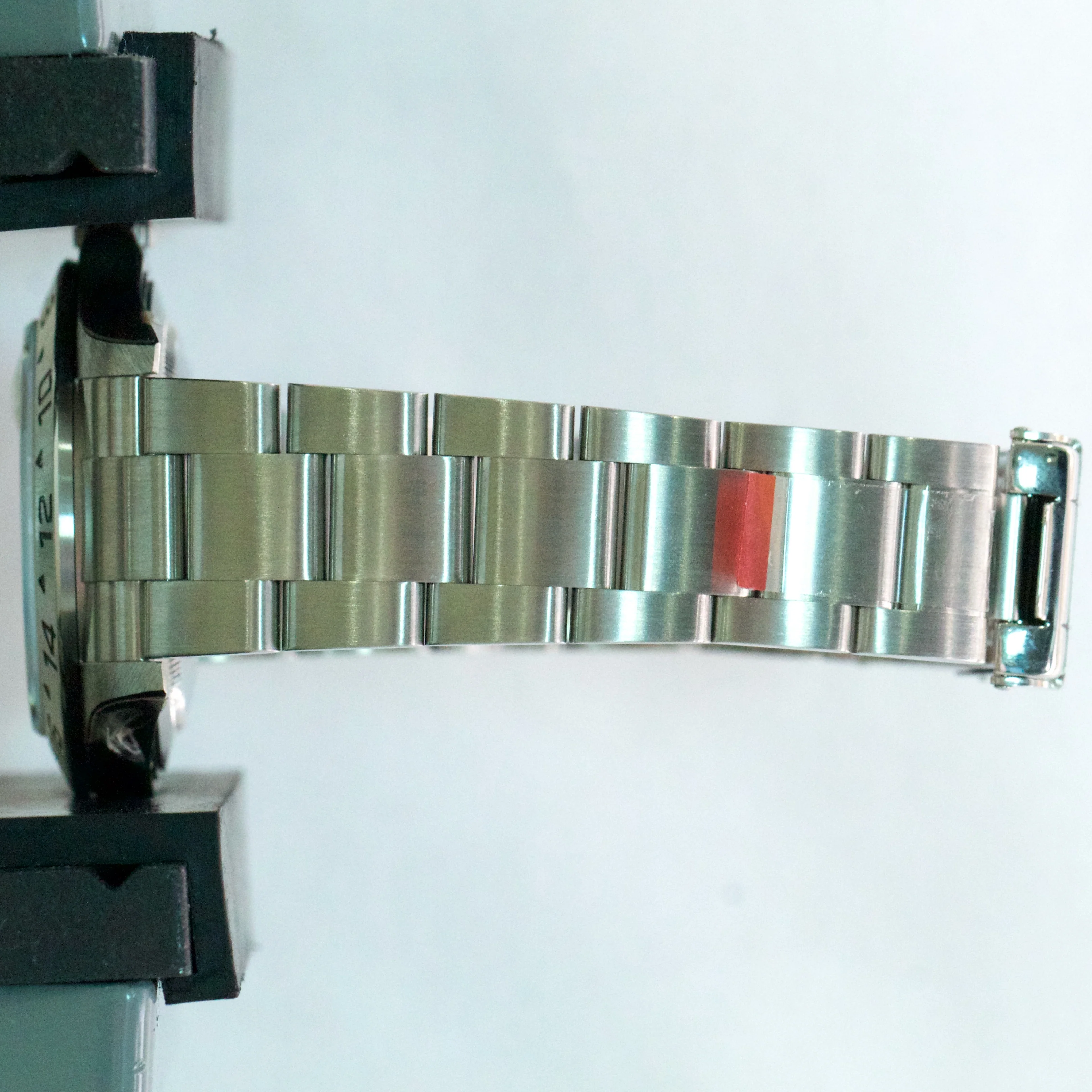 STICKERED UNWORN Rolex Explorer II REHAUT Black Steel 3186 40mm PAPERS 16570 BOX - Image 9
