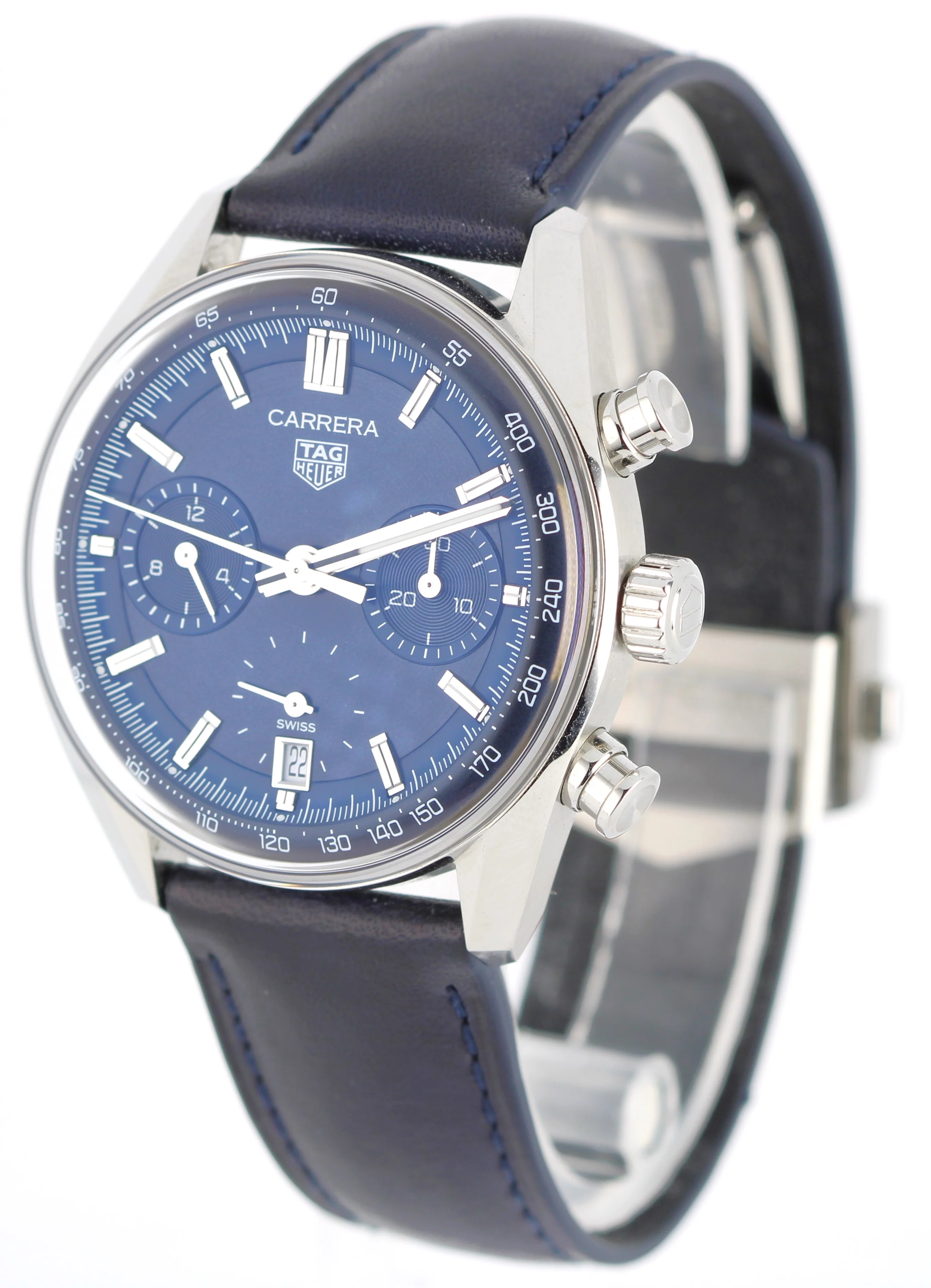 Tag Heuer Carrera Chronograph Stainless Steel Blue 39mm CBS2212.FC6535 Watch BOX - Image 3