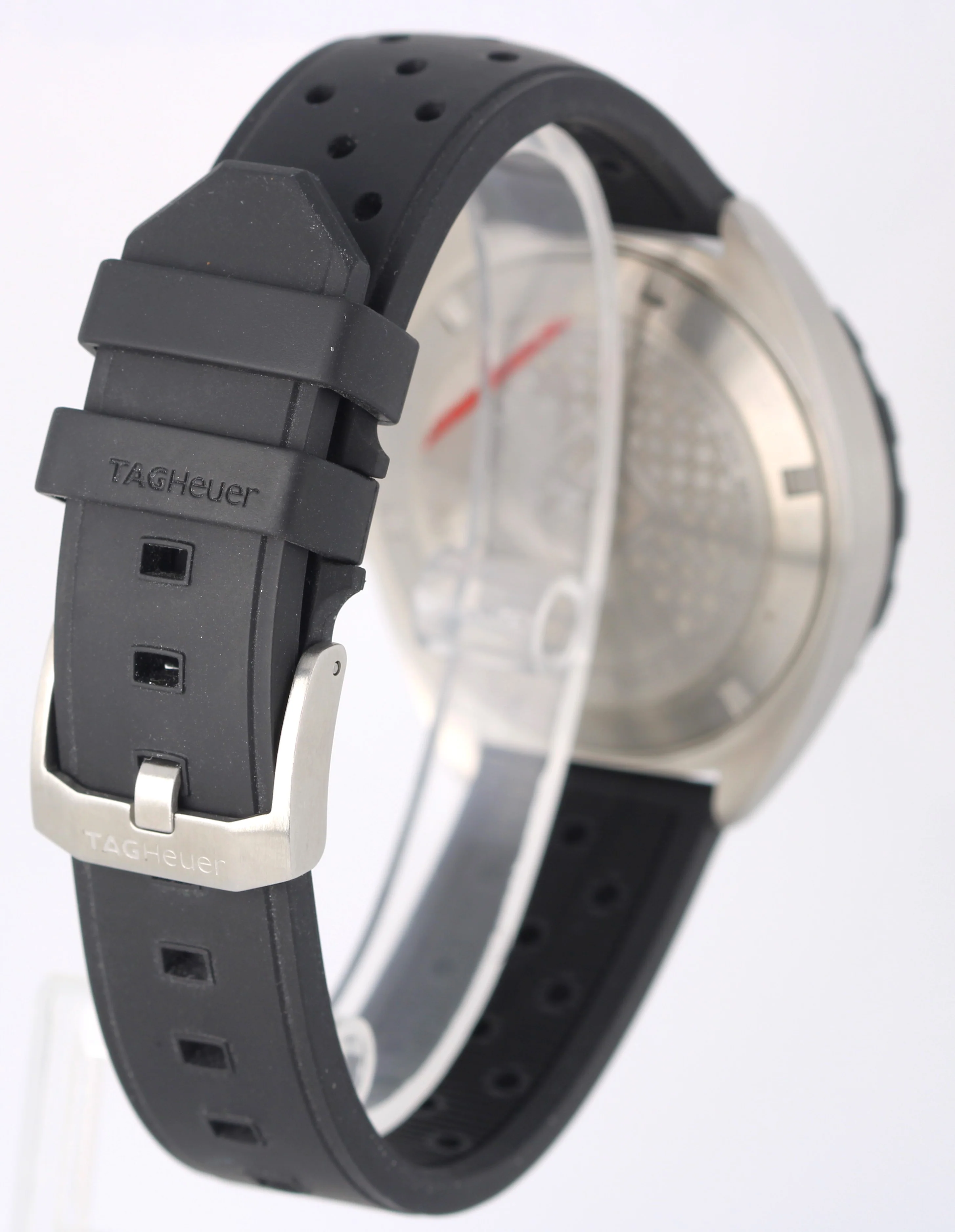 Tag Heuer Formula 1 Date Stainless Steel Black 41mm WAZ1111 Quartz Rubber Watch - Image 5