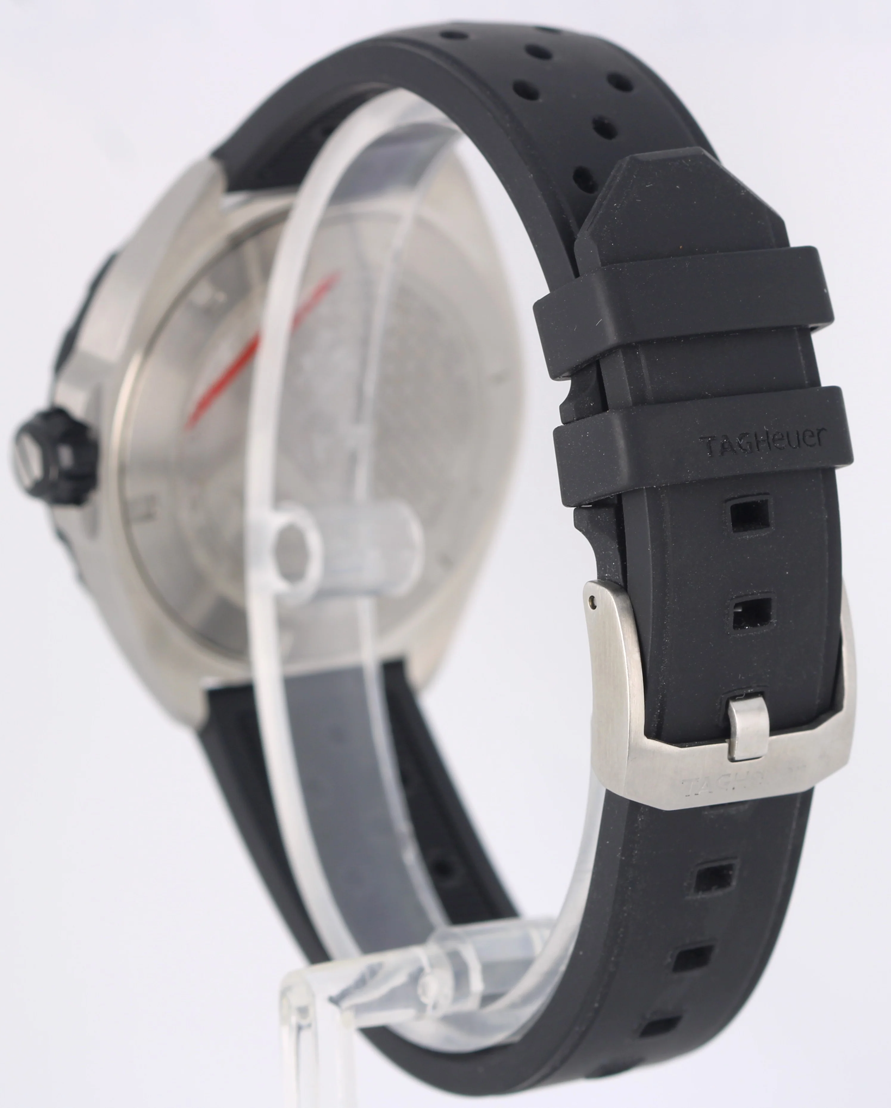 Tag Heuer Formula 1 Date Stainless Steel Black 41mm WAZ1111 Quartz Rubber Watch - Image 6