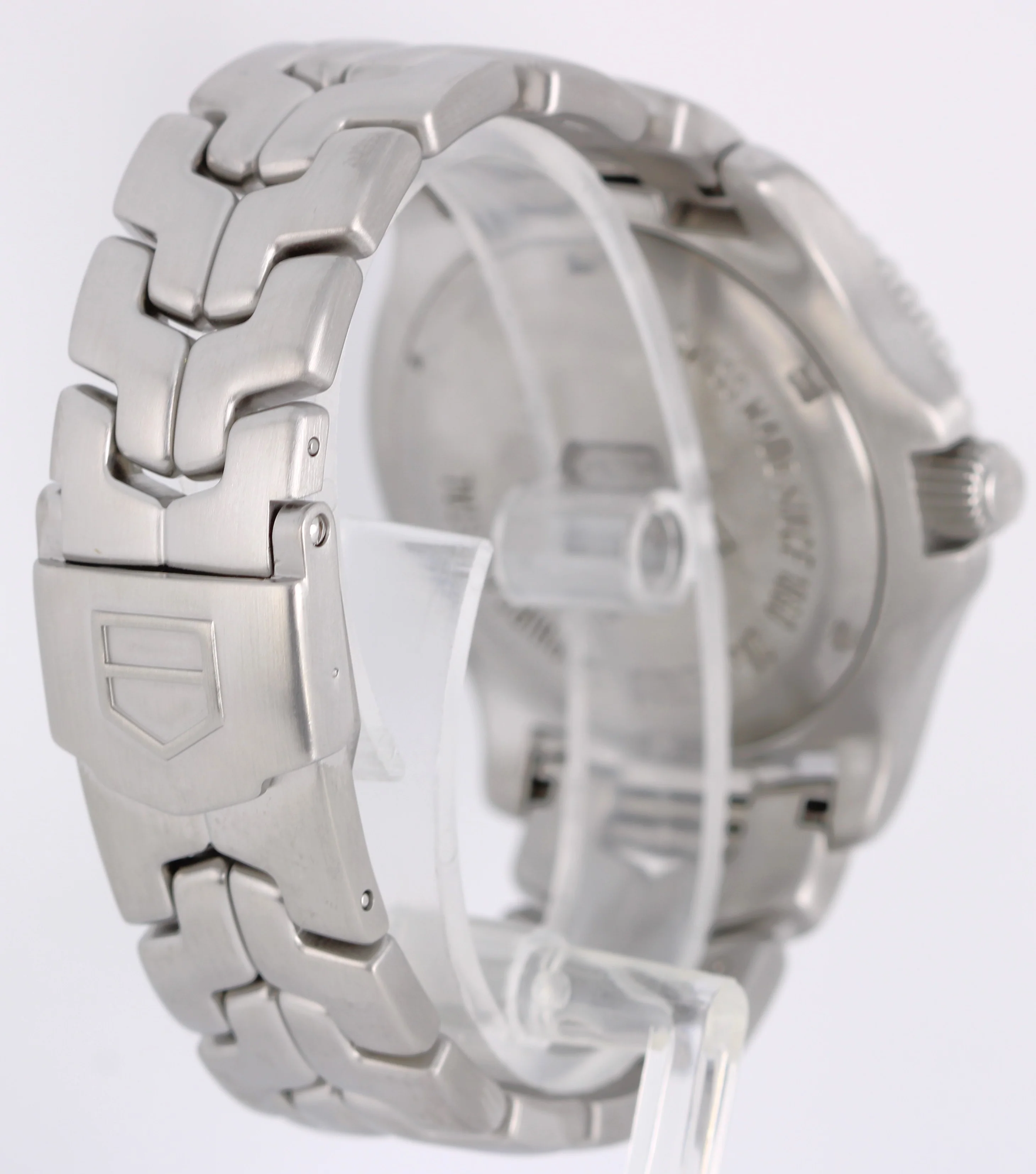 Tag Heuer LINK PAPERS Steel DIAMOND Silver 42mm WT111E Quartz Watch BOX - Image 5
