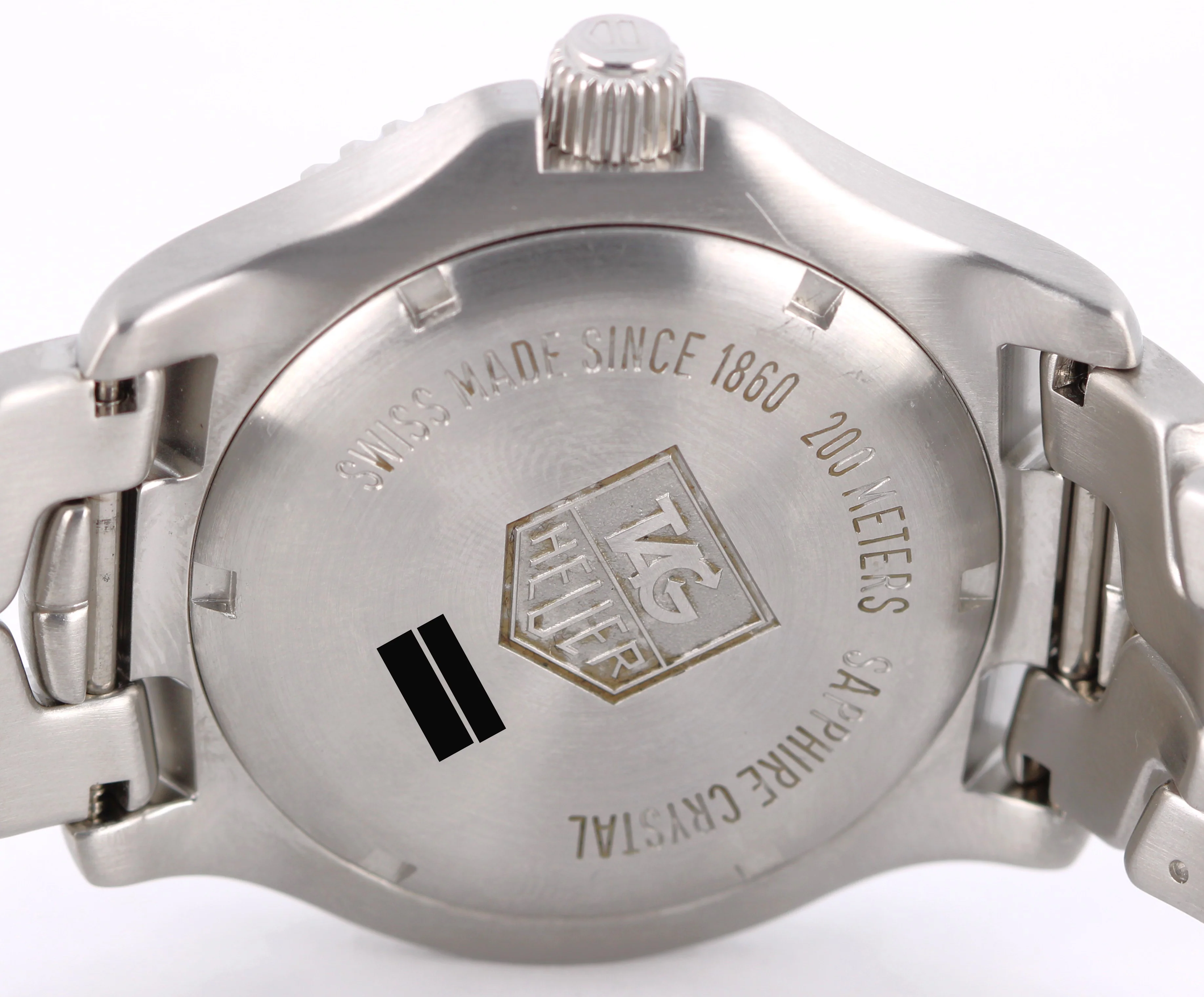 Tag Heuer LINK PAPERS Steel DIAMOND Silver 42mm WT111E Quartz Watch BOX - Image 9