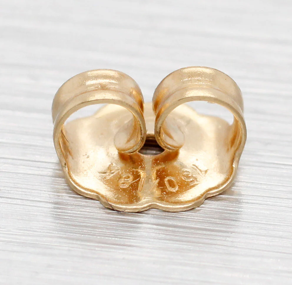 Tiffany & Co. 18k Cross Stitch Stud Earrings - Small 750 Yellow Gold 'X' - Image 6