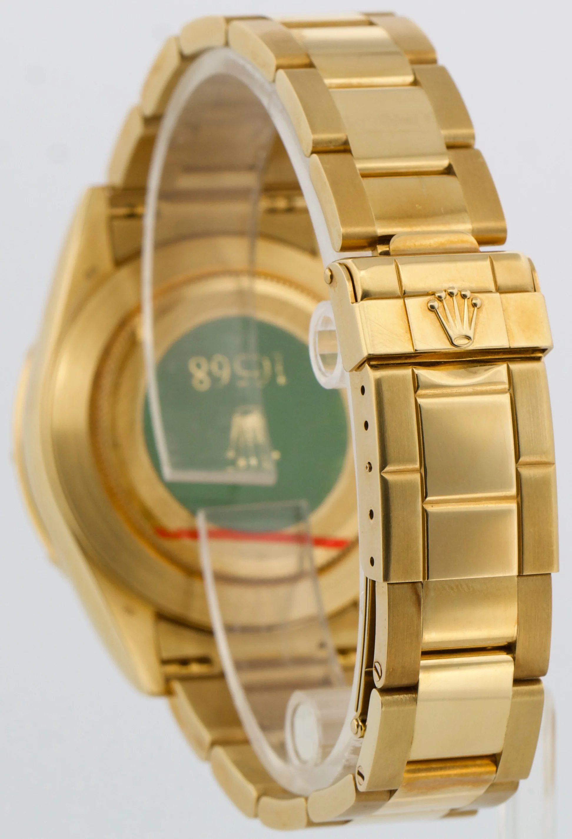 1999 TOP CONDITION PAPERS Rolex Daytona FACTORY BAGUETTE 18K GOLD 16568 BOX - Image 6