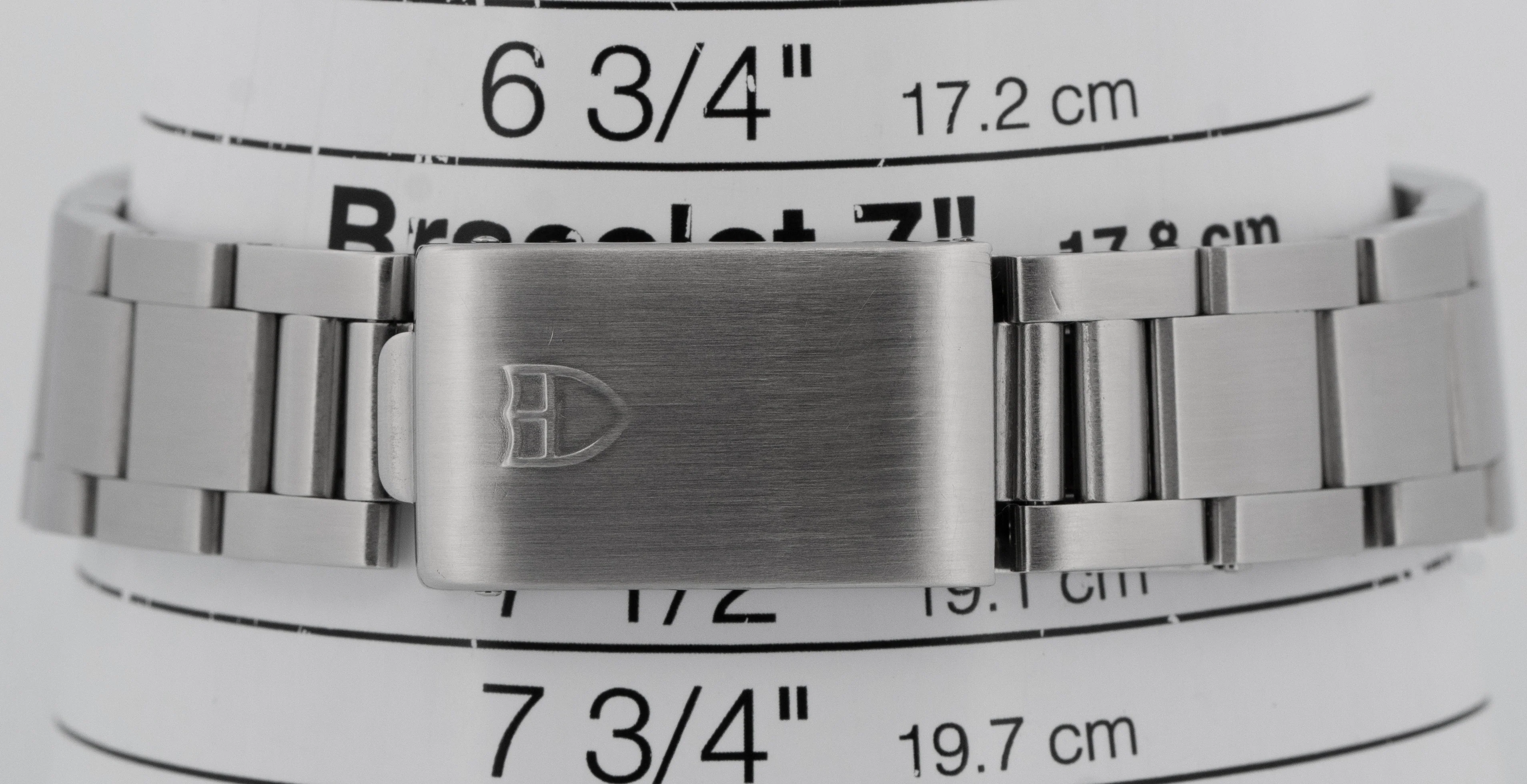 Tudor Oyster Date Chronograph Big Block White 79180 40mm Steel Watch BOX - Image 9
