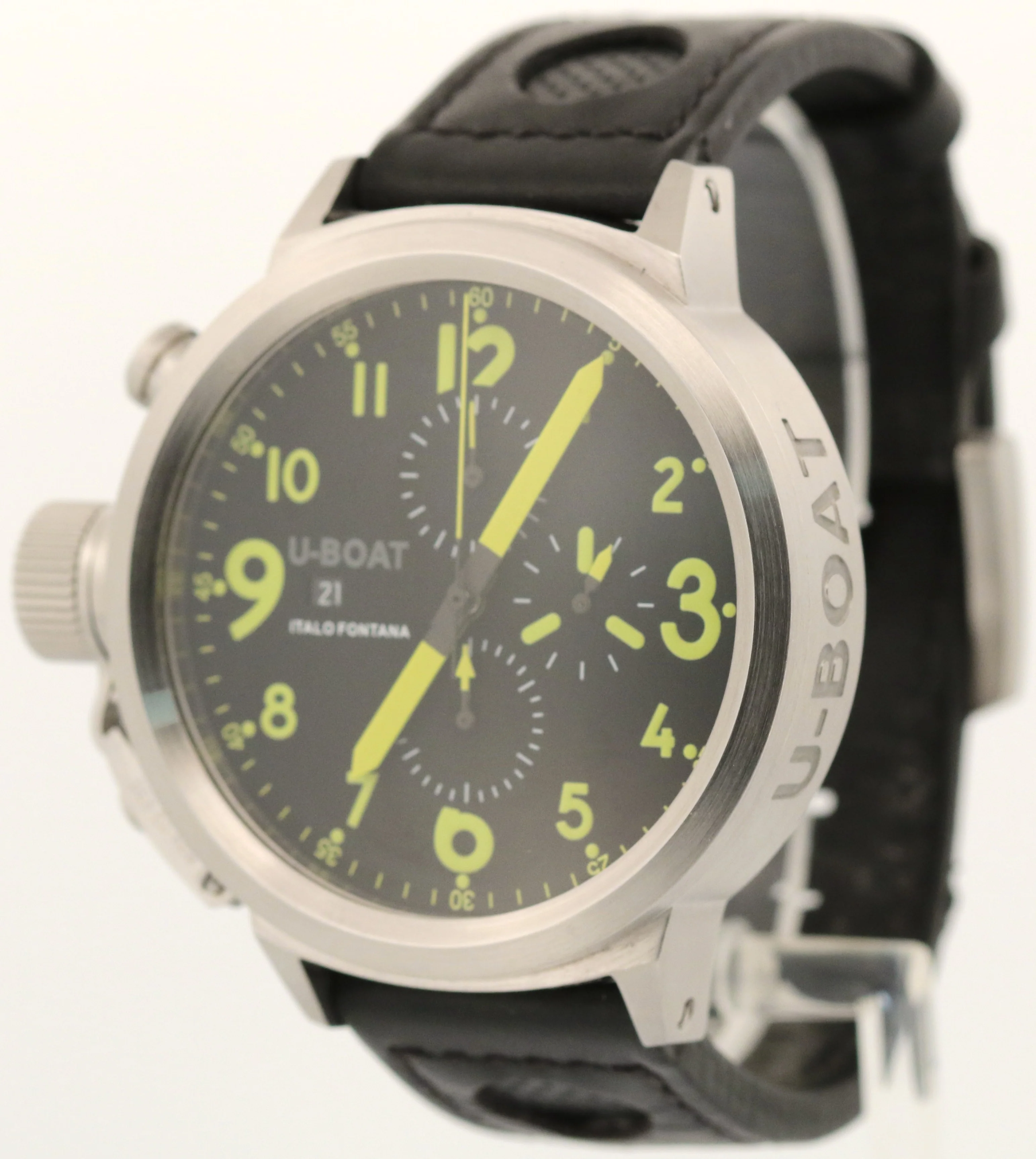 U-Boat Italo Fontana Acciaio FLIGHTDECK Steel Automatic 50mm U-7750/50 Watch BOX - Image 4