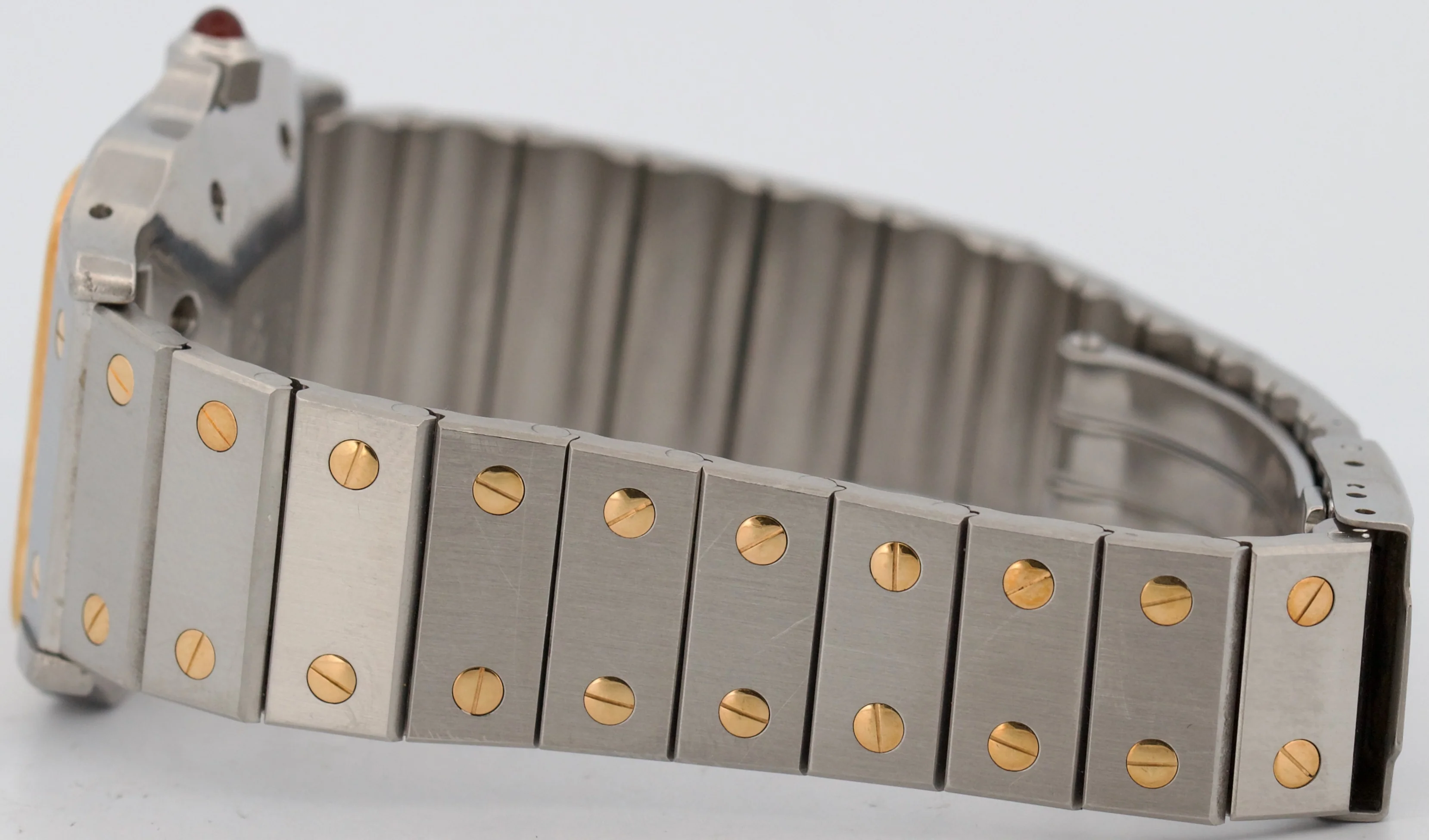 UNPOLISHED Cartier Santos Carree RED 18k Gold Steel Automatic 29mmX41mm 2961 BOX - Image 7