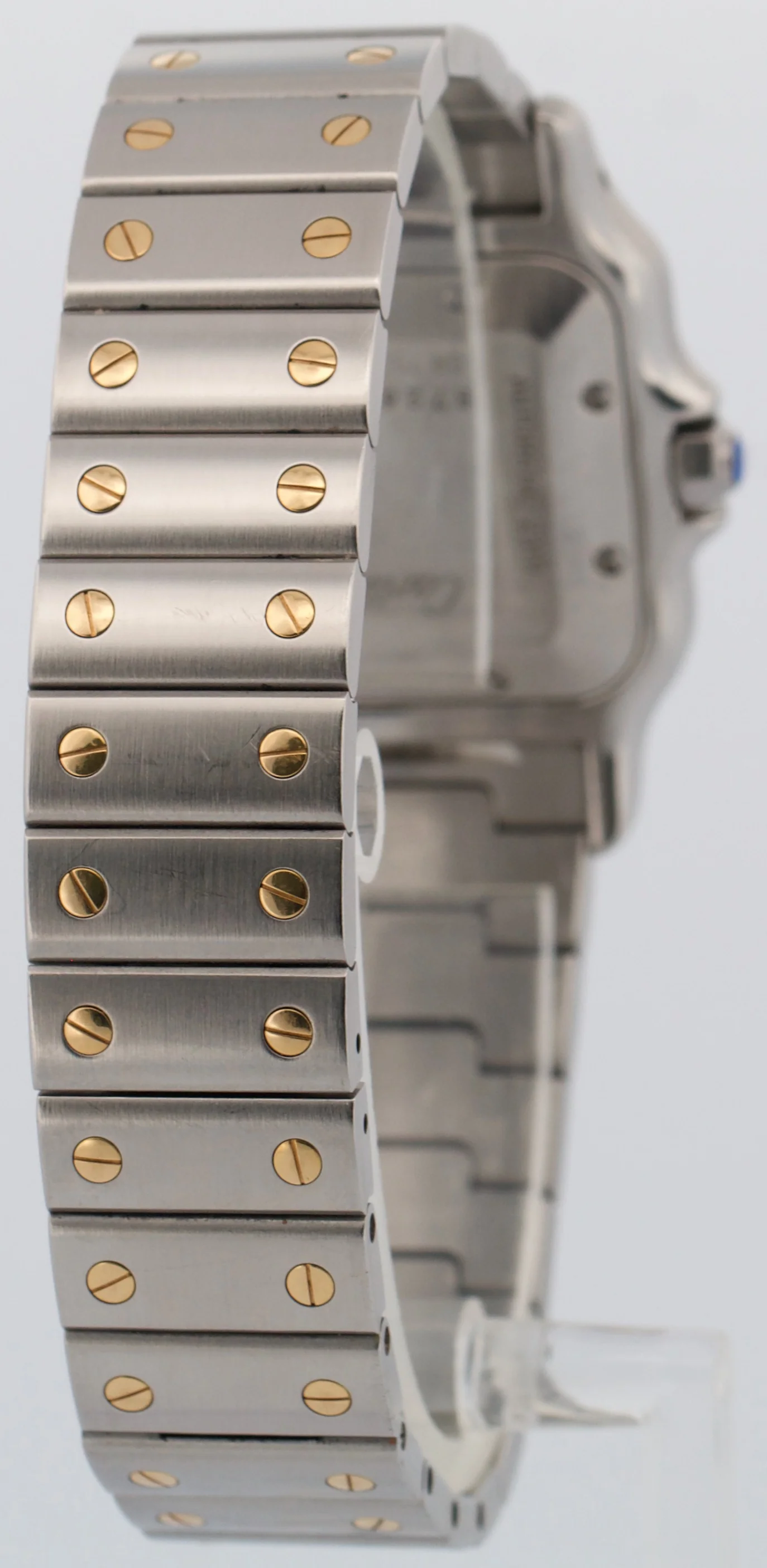 UNPOLISHED Cartier Santos Galbee 29mm IVORY 18K Steel Automatic 2319 W20041C4 - Image 6