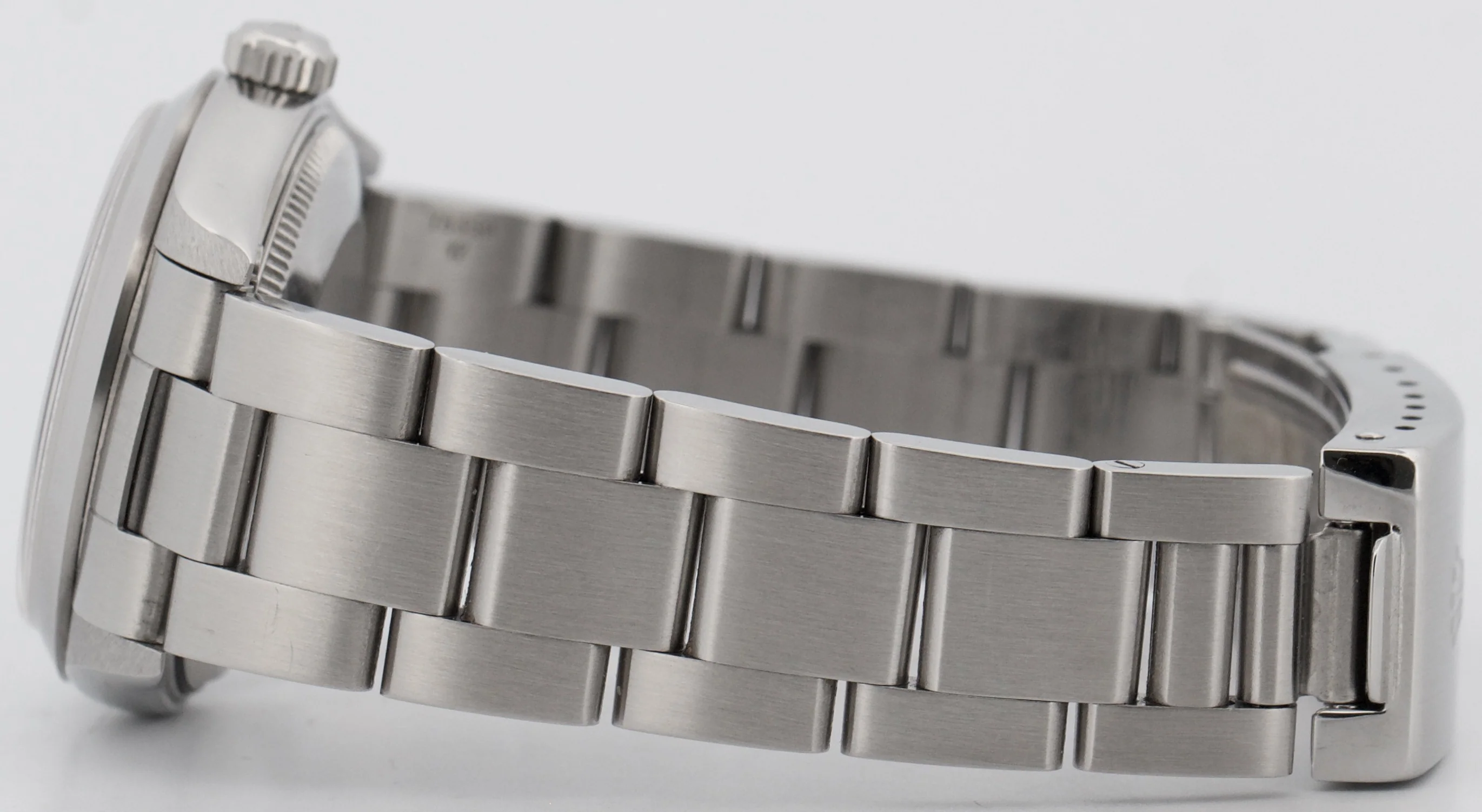 UNPOLISHED PAPERS Ladies Rolex DateJust SALMON ROMAN 31mm Steel Oyster 78240 BOX - Image 8