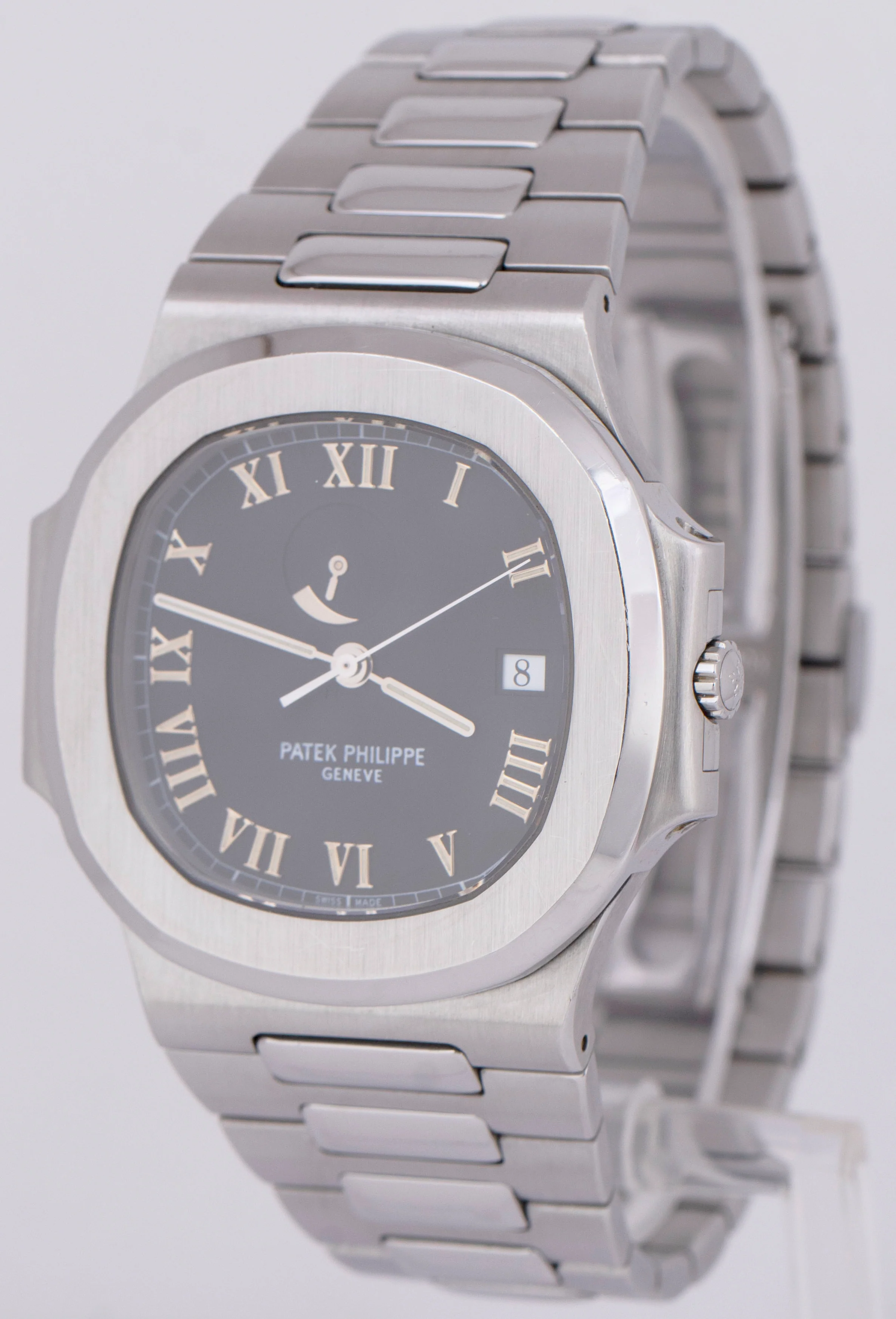 UNPOLISHED PAPERS Patek Philippe Nautilus Comet 3710/1A Black Roman 42mm B+P - Image 4