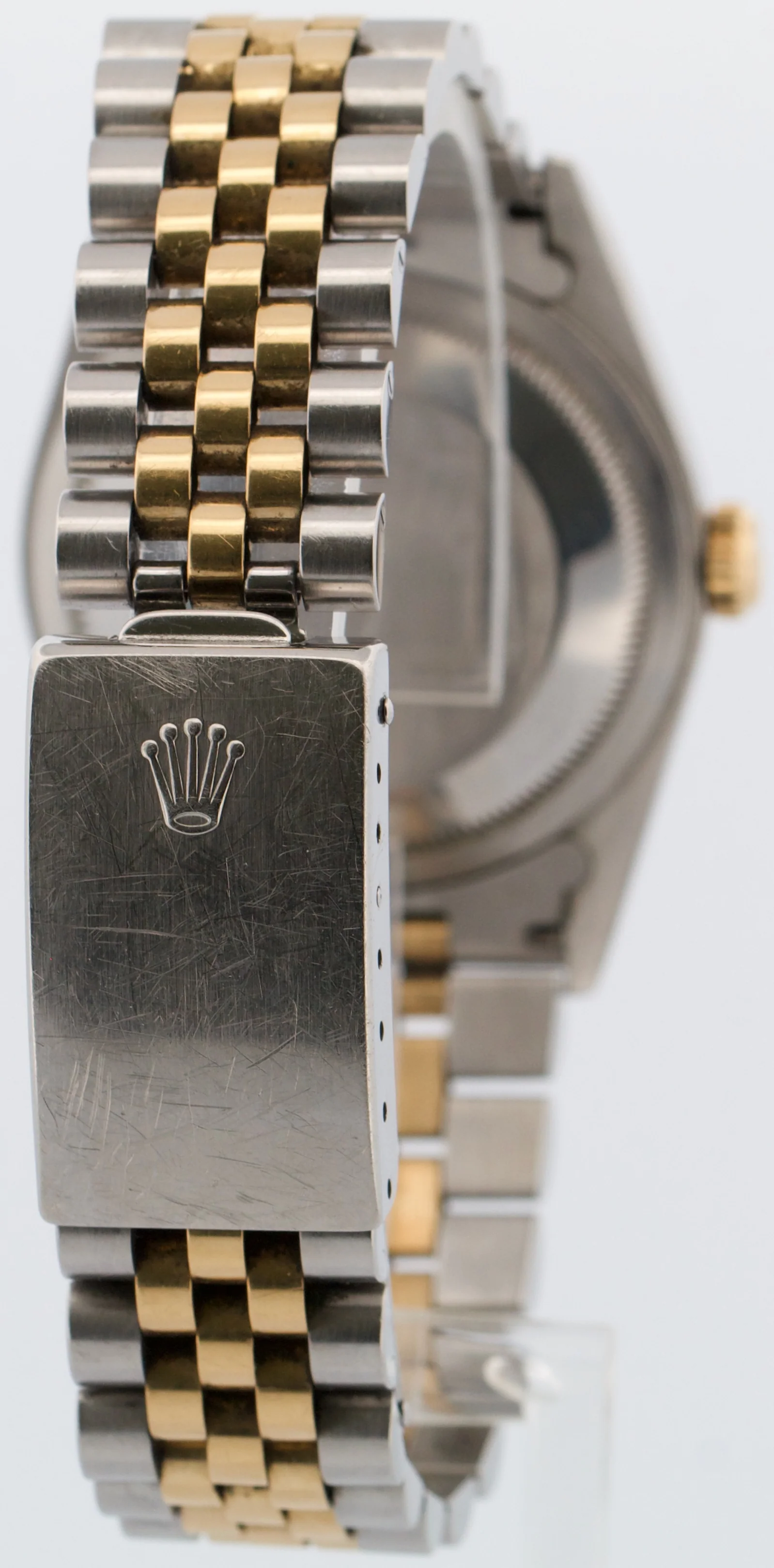 UNPOLISHED PAPERS Rolex DateJust 36mm CHAMPAGNE 18K Gold Steel JUBILEE 16233 BOX - Image 6