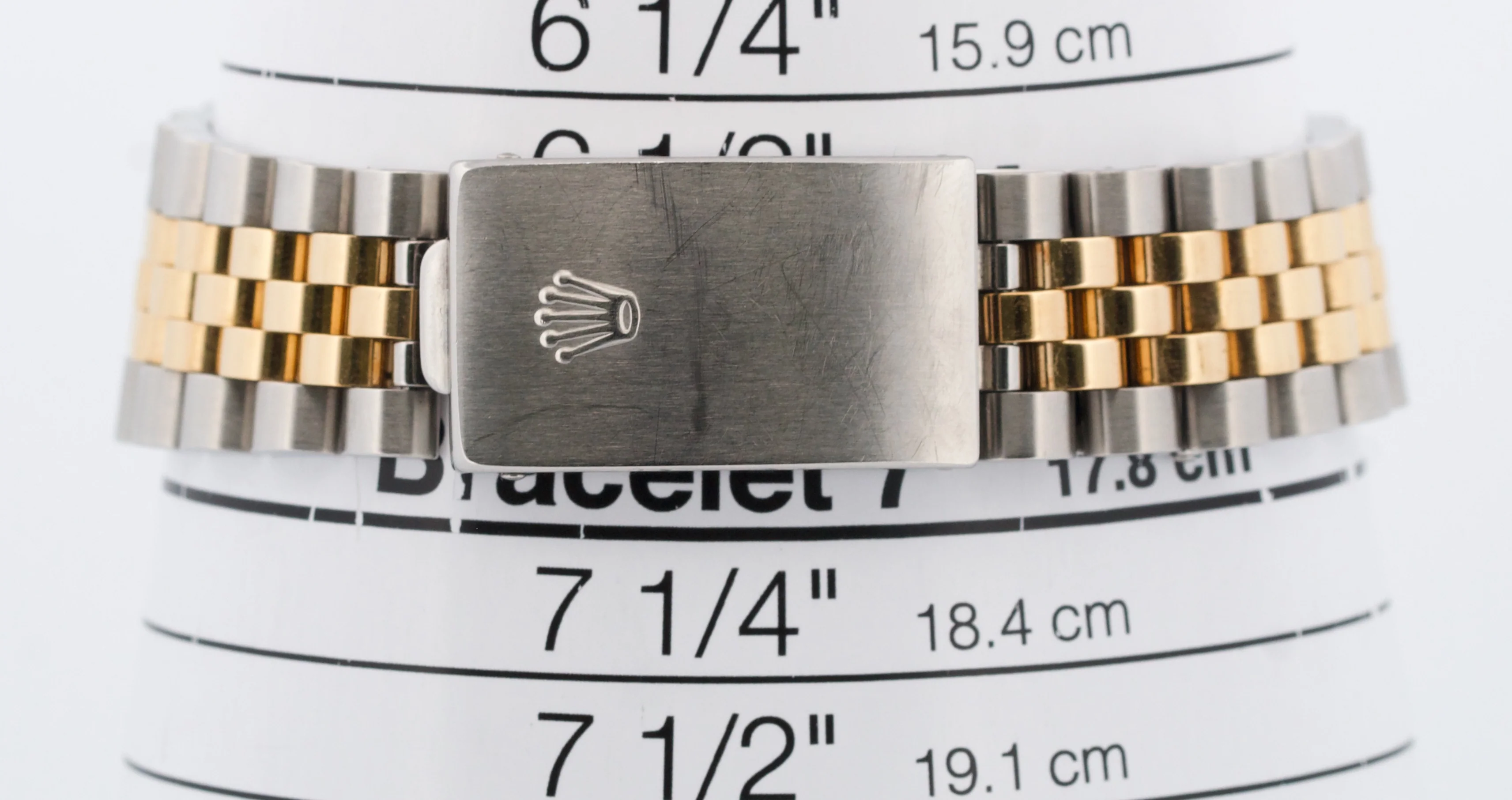 UNPOLISHED PAPERS Rolex DateJust 36mm CHAMPAGNE DIAMOND 18K JUBILEE 16233 BOX - Image 9
