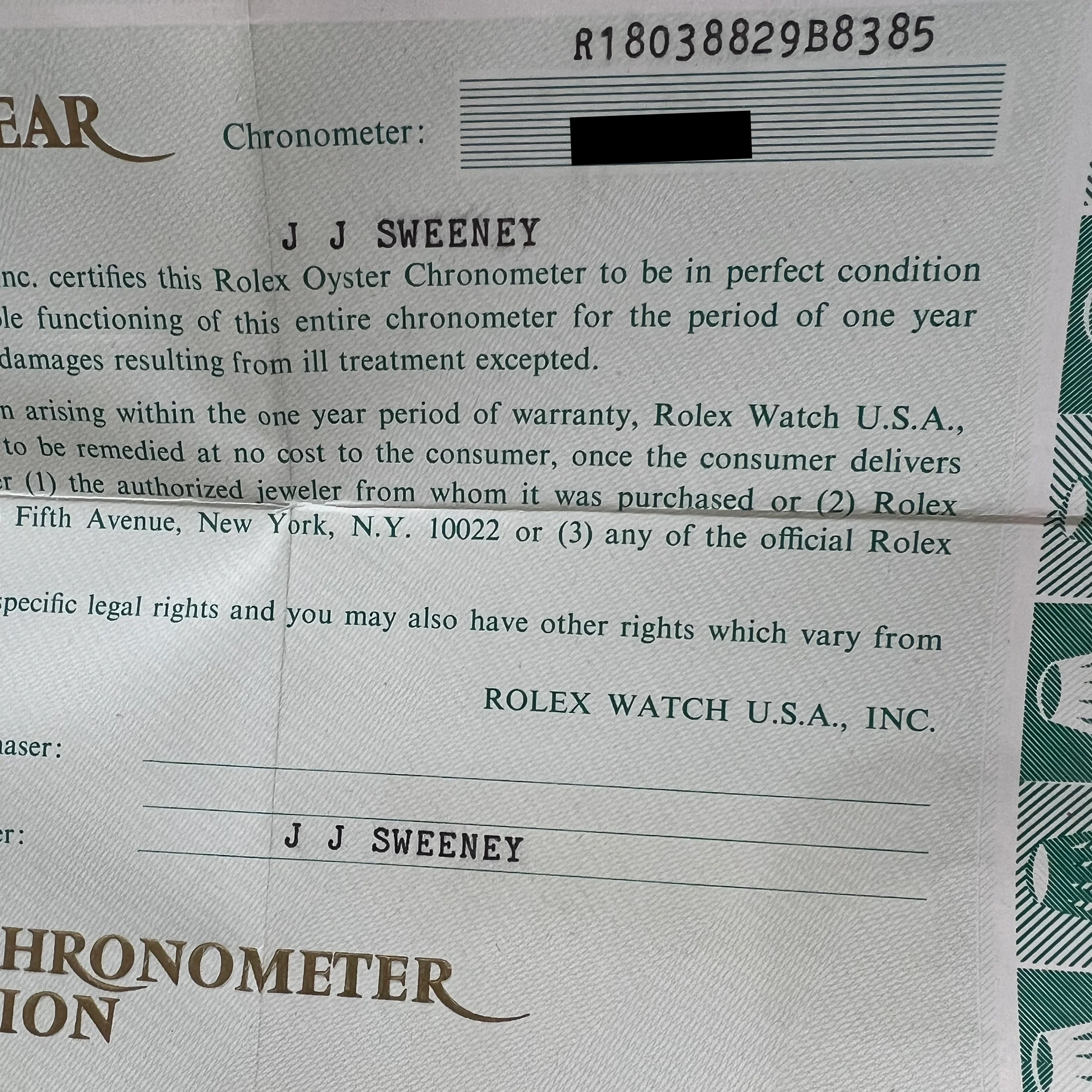 UNPOLISHED PAPERS Rolex Day-Date President FACTORY ONYX 18K Gold 36mm 18038 BOX - Image 10