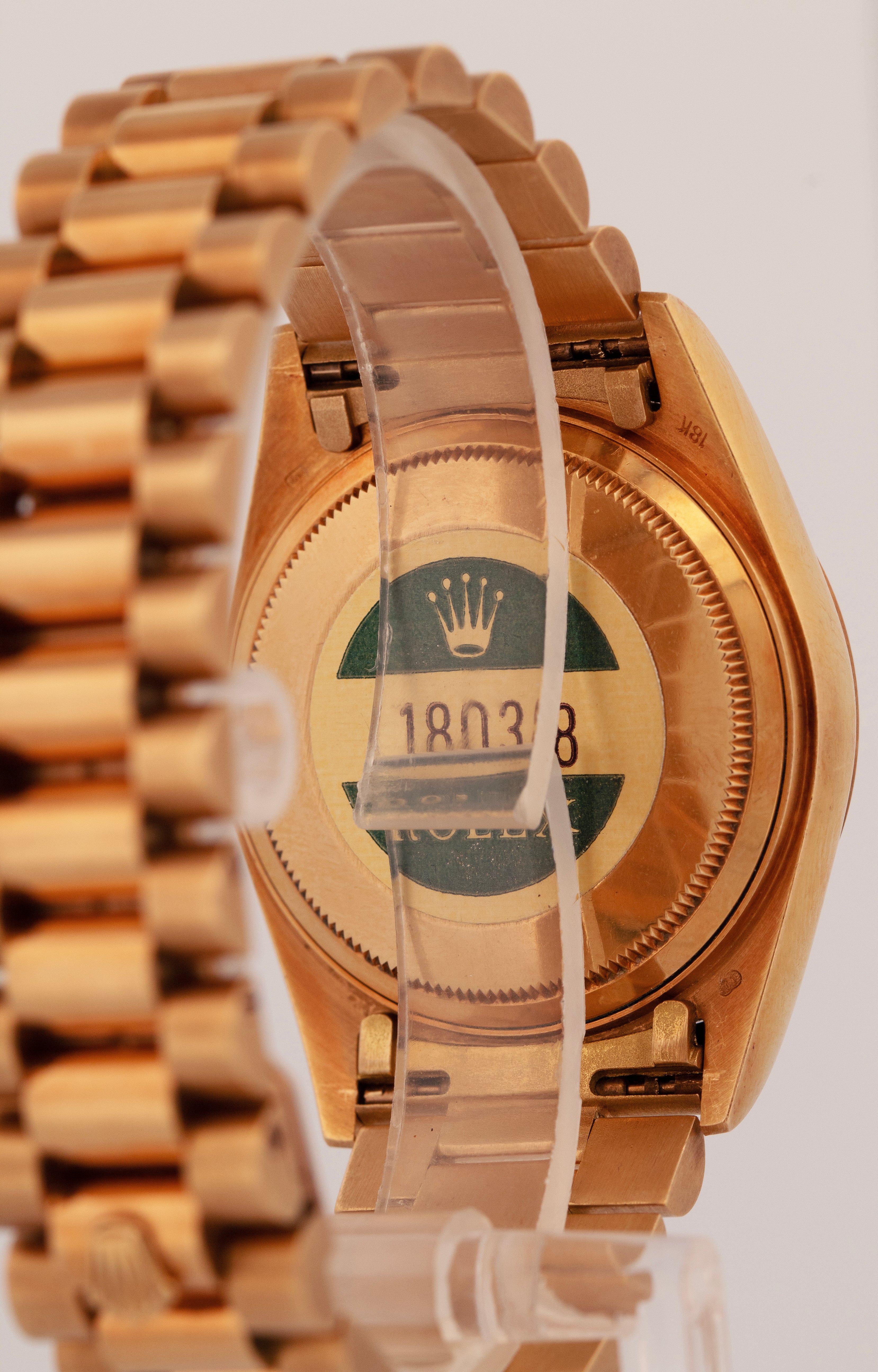 UNPOLISHED PAPERS Rolex Day-Date President FACTORY ONYX 18K Gold 36mm 18038 BOX - Image 9