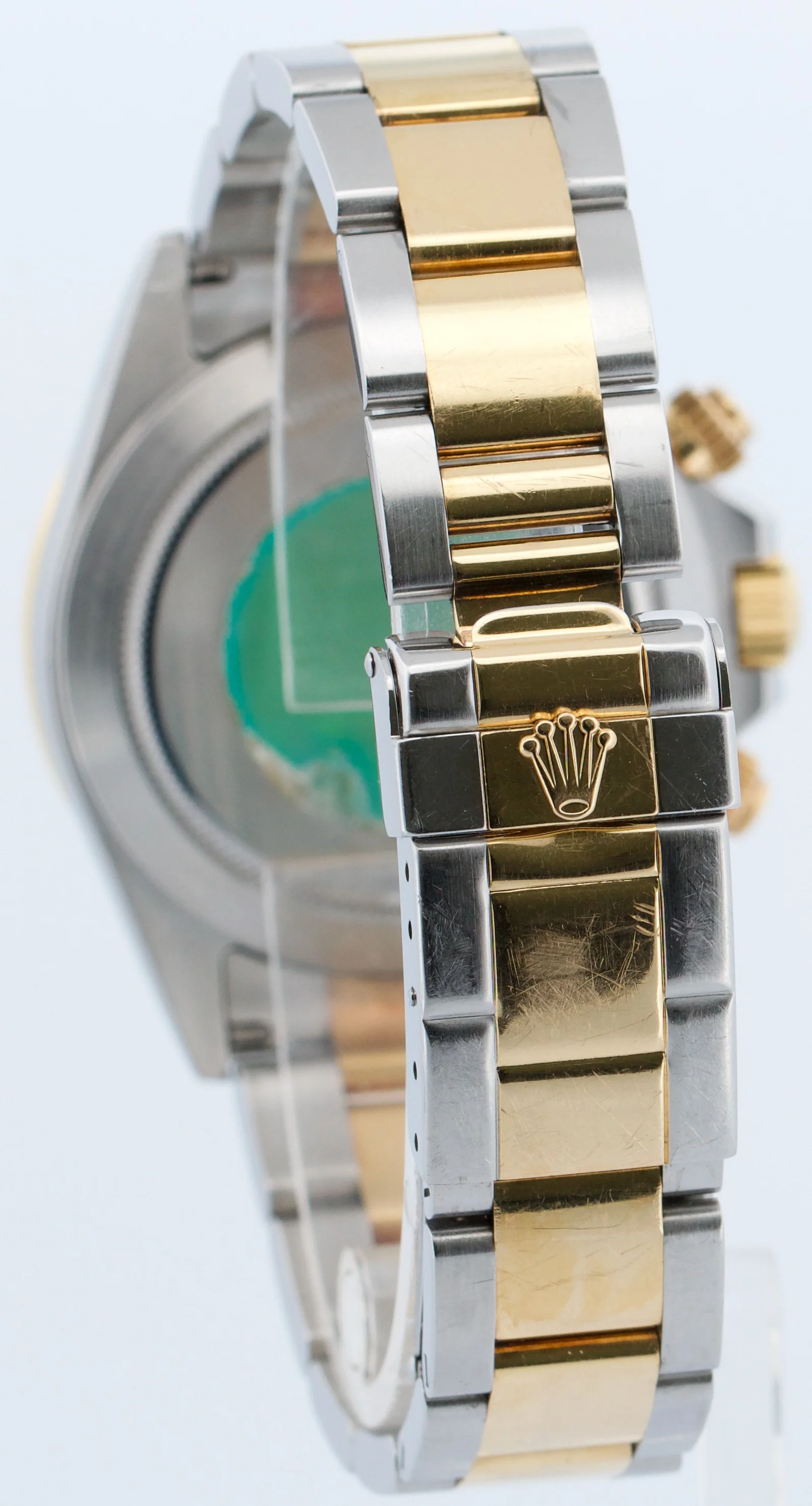 UNPOLISHED PAPERS Rolex Daytona Cosmograph BLACK 18K Gold Steel ZENITH 16523 BOX - Image 5