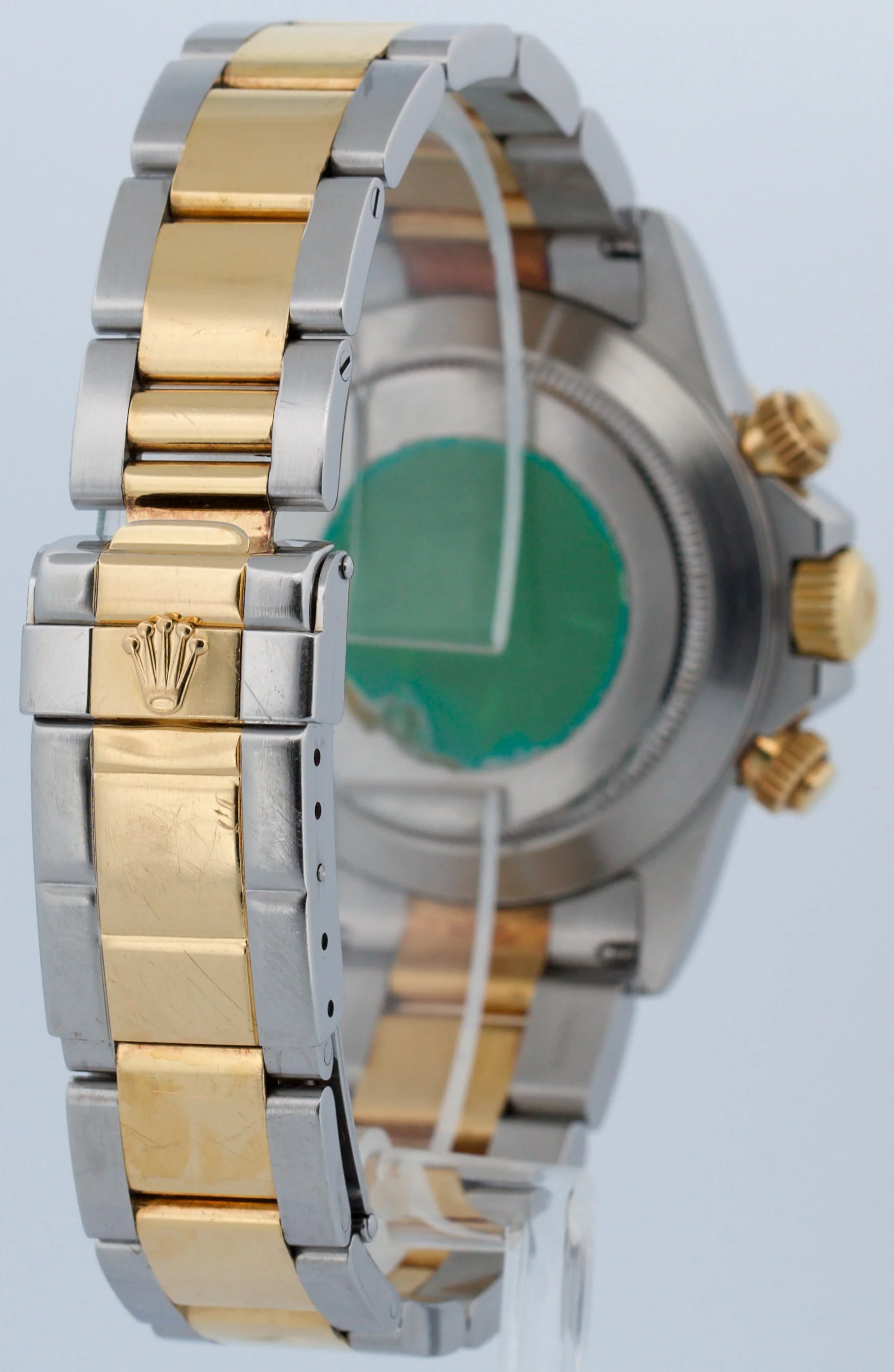 UNPOLISHED PAPERS Rolex Daytona Cosmograph BLACK 18K Gold Steel ZENITH 16523 BOX - Image 6