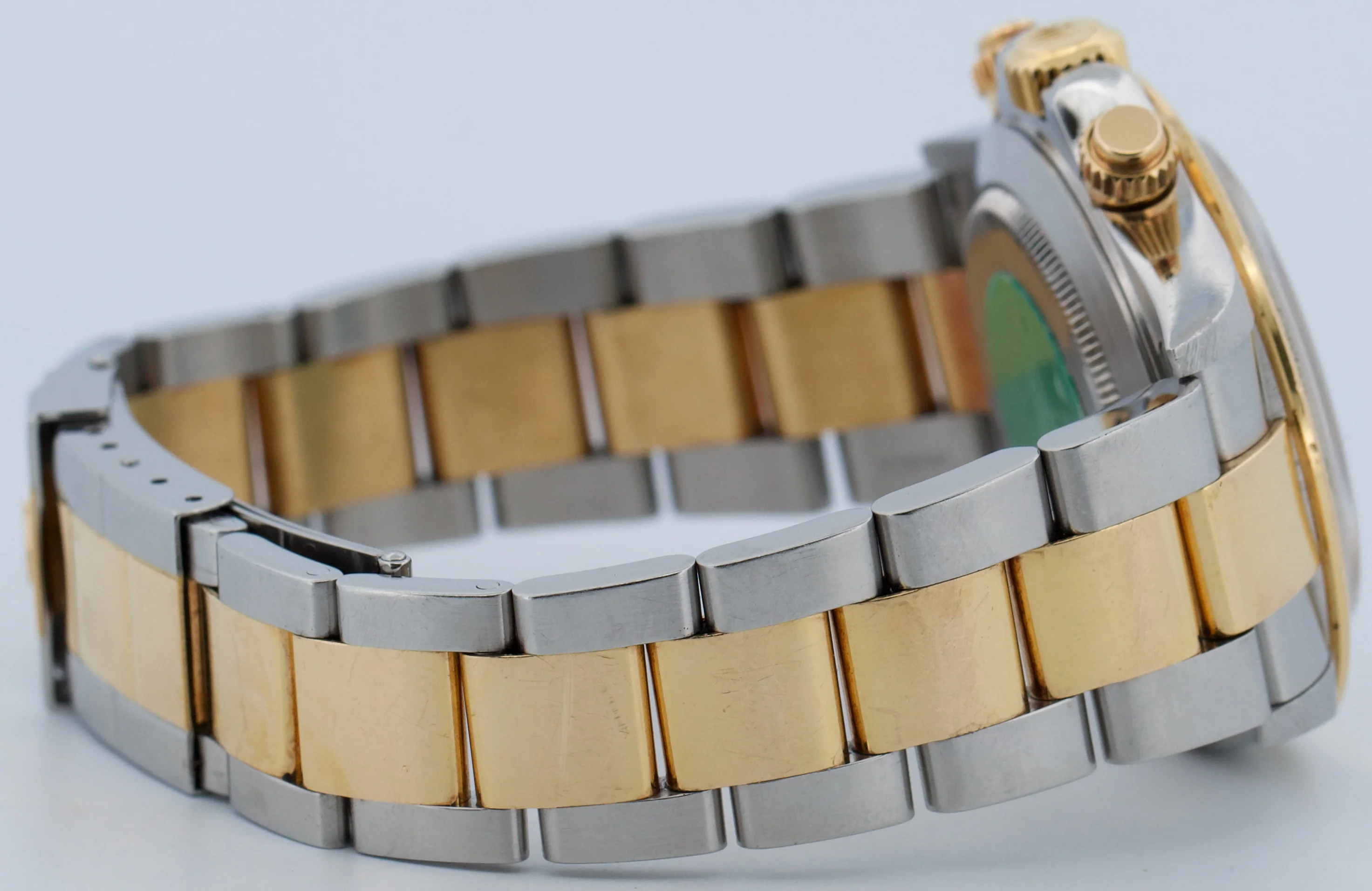 UNPOLISHED PAPERS Rolex Daytona Cosmograph BLACK 18K Gold Steel ZENITH 16523 BOX - Image 8