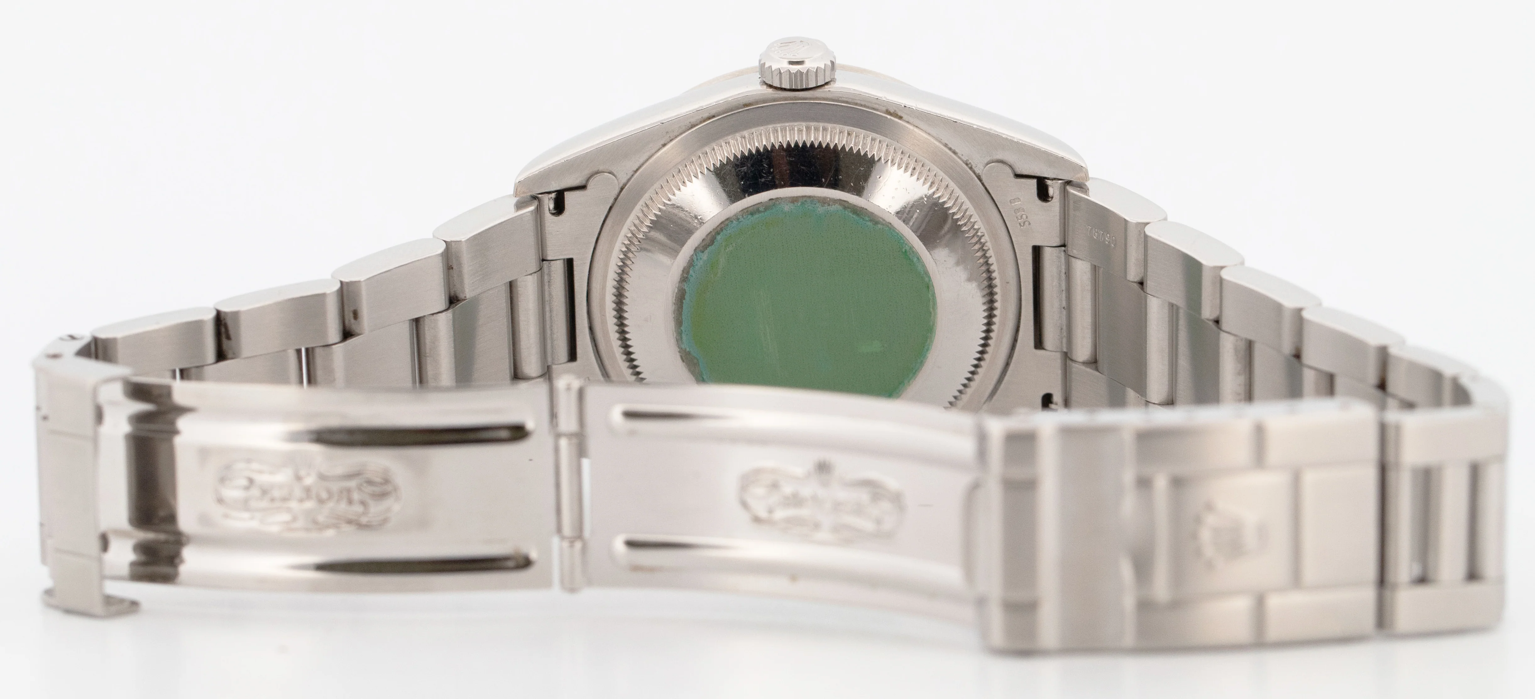 UNPOLISHED PAPERS Rolex Explorer I 36mm NO-HOLES Oyster 14270 Steel Watch BOX - Image 8