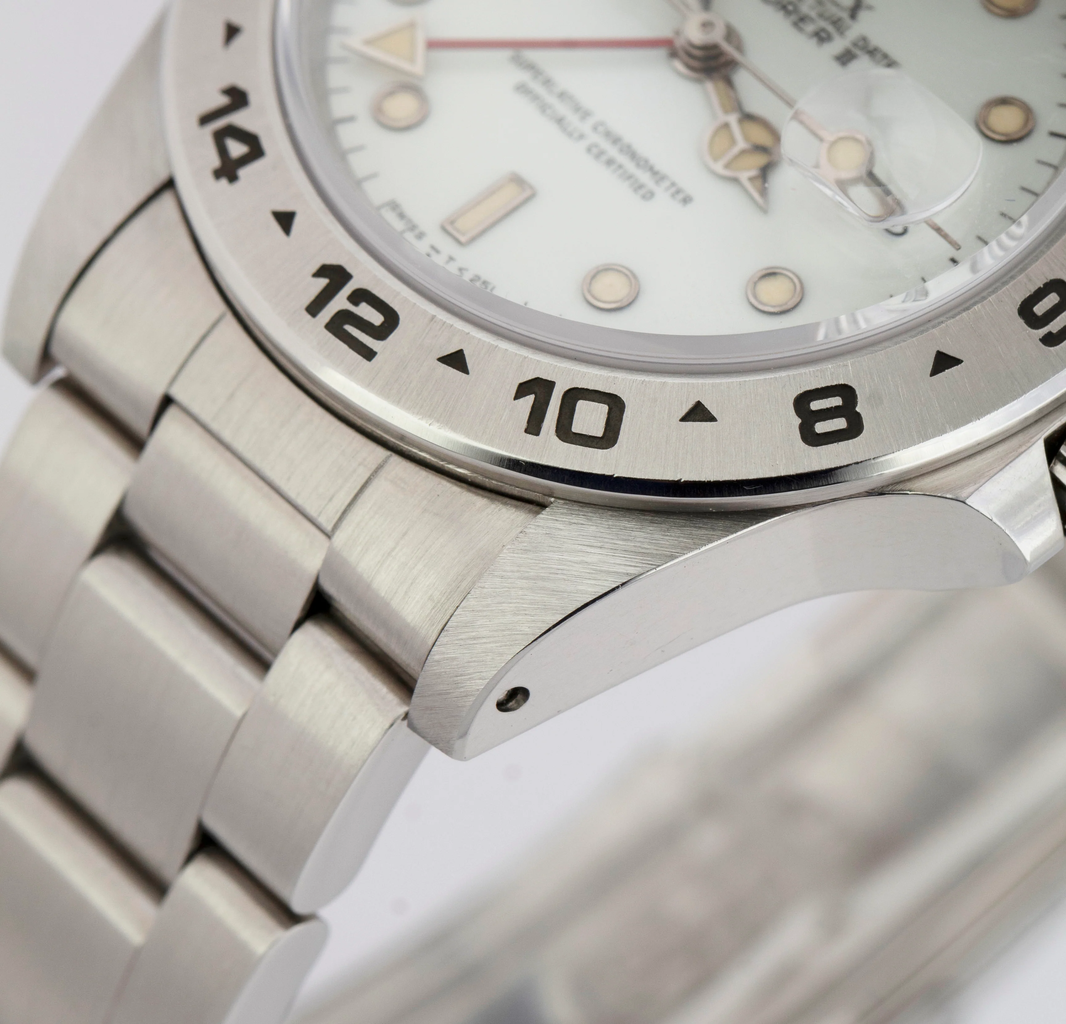 PAPERS Rolex Explorer II White Patina Stainless Steel 40mm Watch 16550 BOX - Image 6