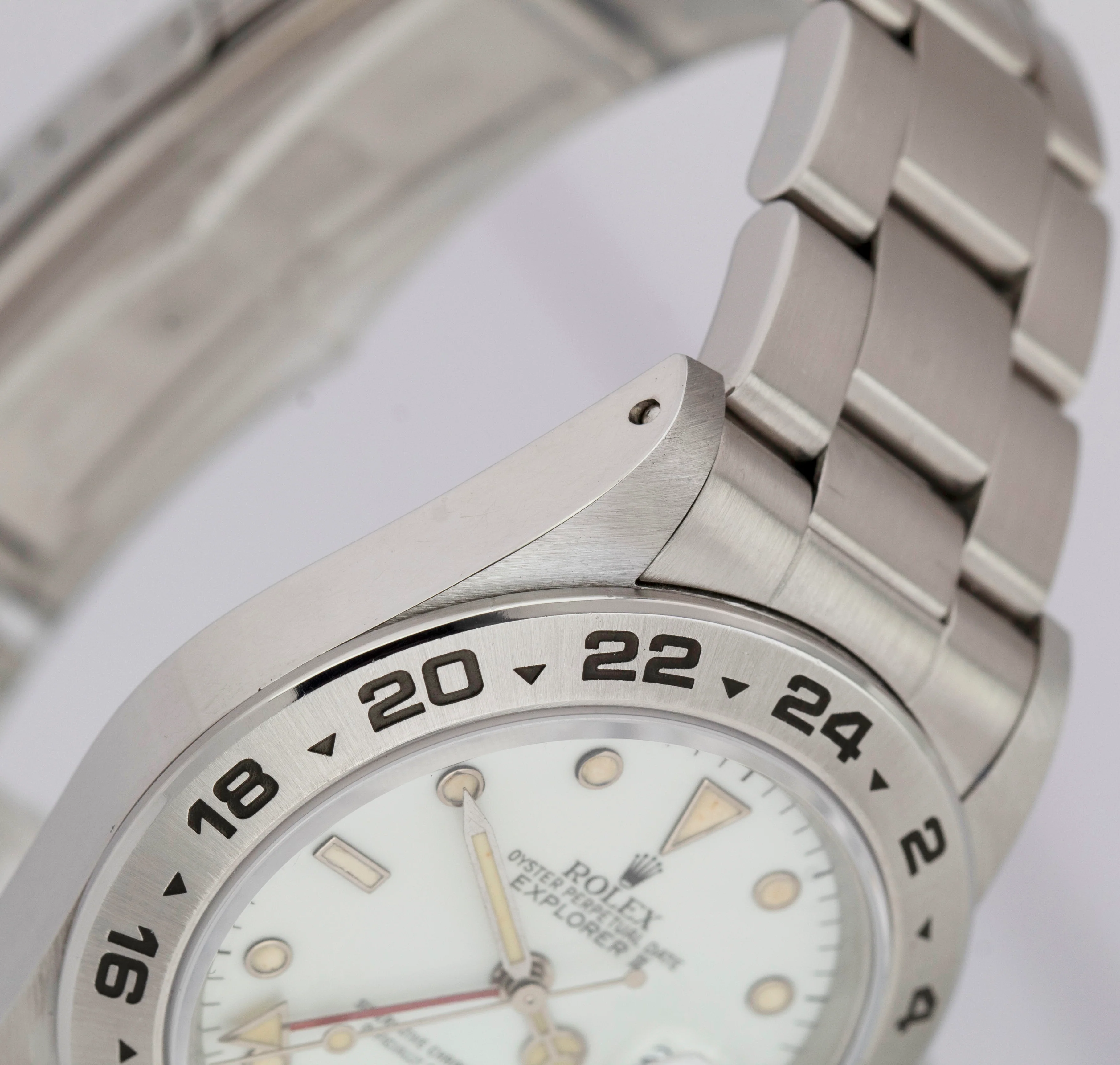 PAPERS Rolex Explorer II White Patina Stainless Steel 40mm Watch 16550 BOX - Image 8