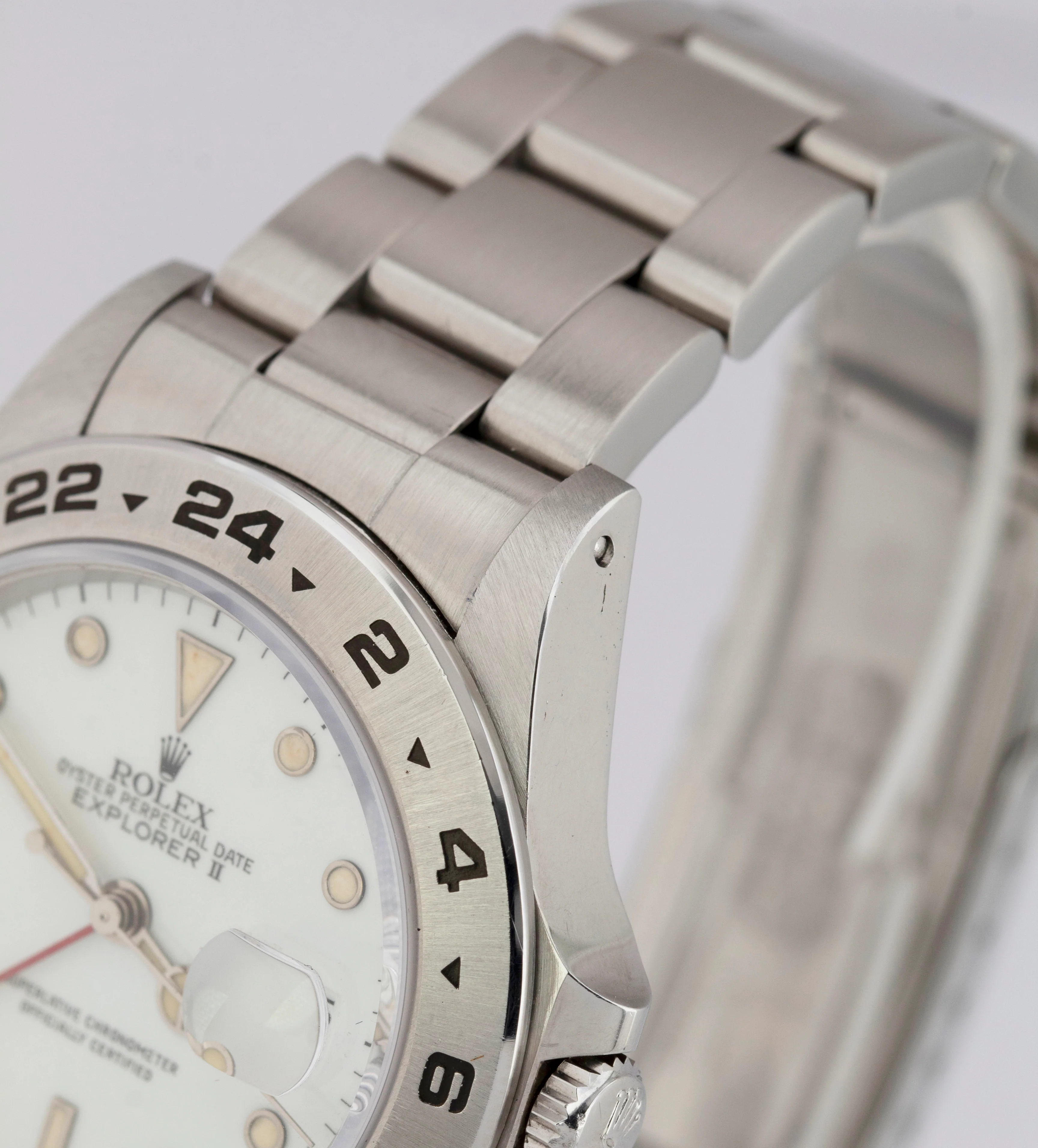 PAPERS Rolex Explorer II White Patina Stainless Steel 40mm Watch 16550 BOX - Image 9