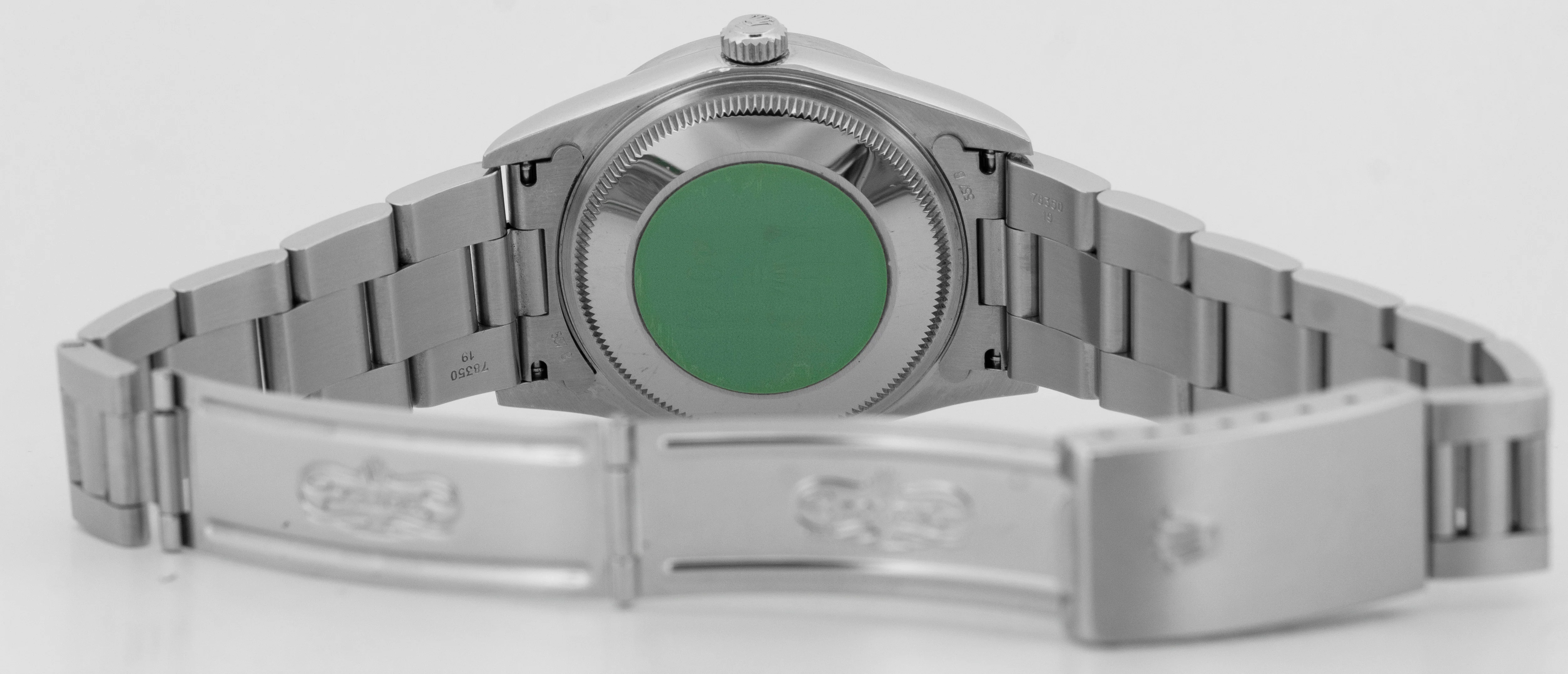 UNPOLISHED PAPERS Rolex Oyster Perpetual Air-King Blue 14010 Steel 34mm BOX - Image 11