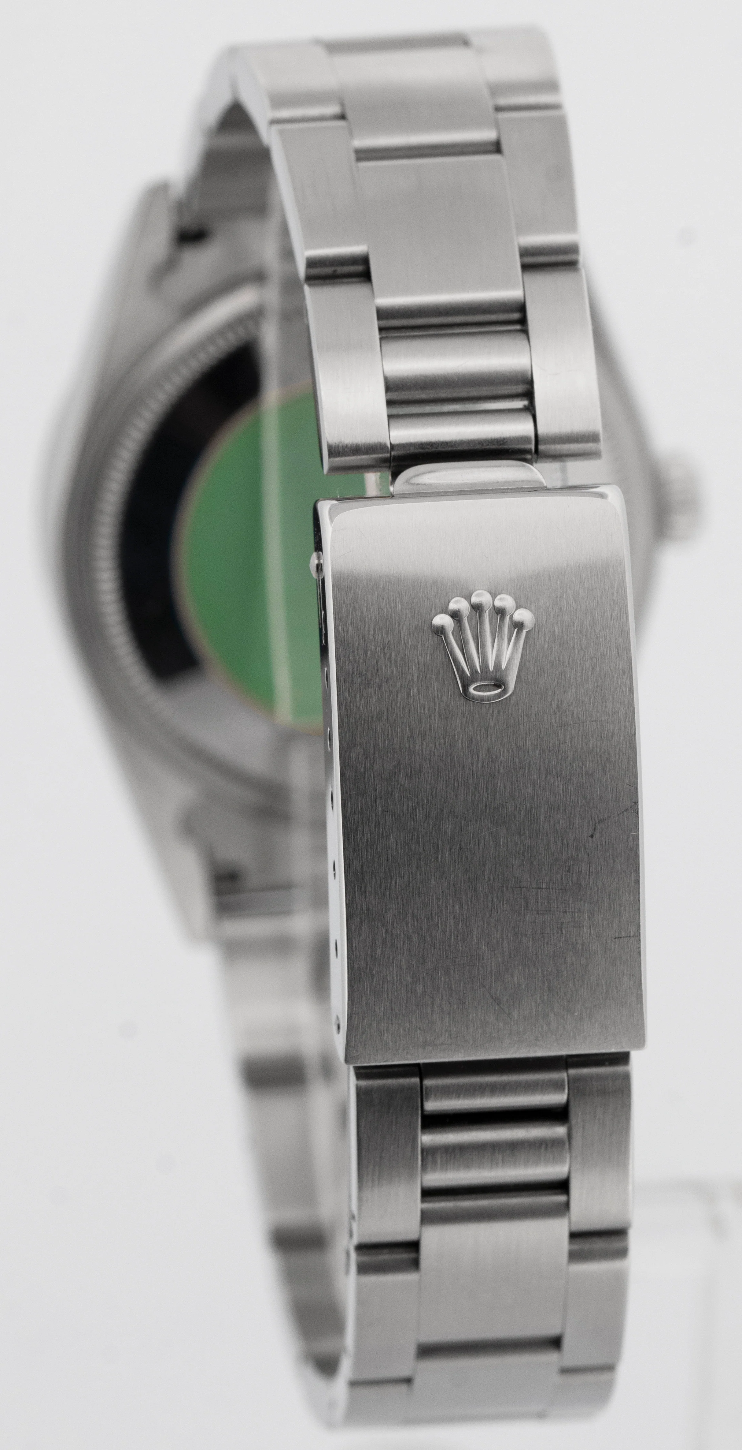 UNPOLISHED PAPERS Rolex Oyster Perpetual Air-King Blue 14010 Steel 34mm BOX - Image 5