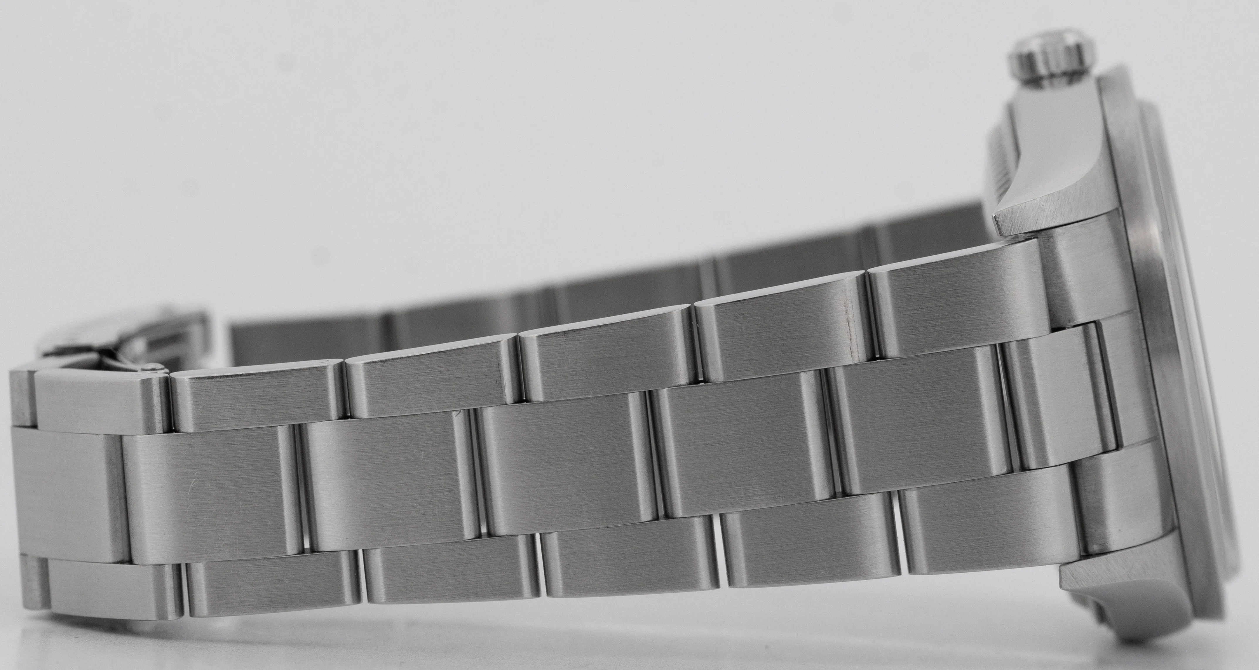 UNPOLISHED PAPERS Rolex Oyster Perpetual Air-King Blue 14010 Steel 34mm BOX - Image 7