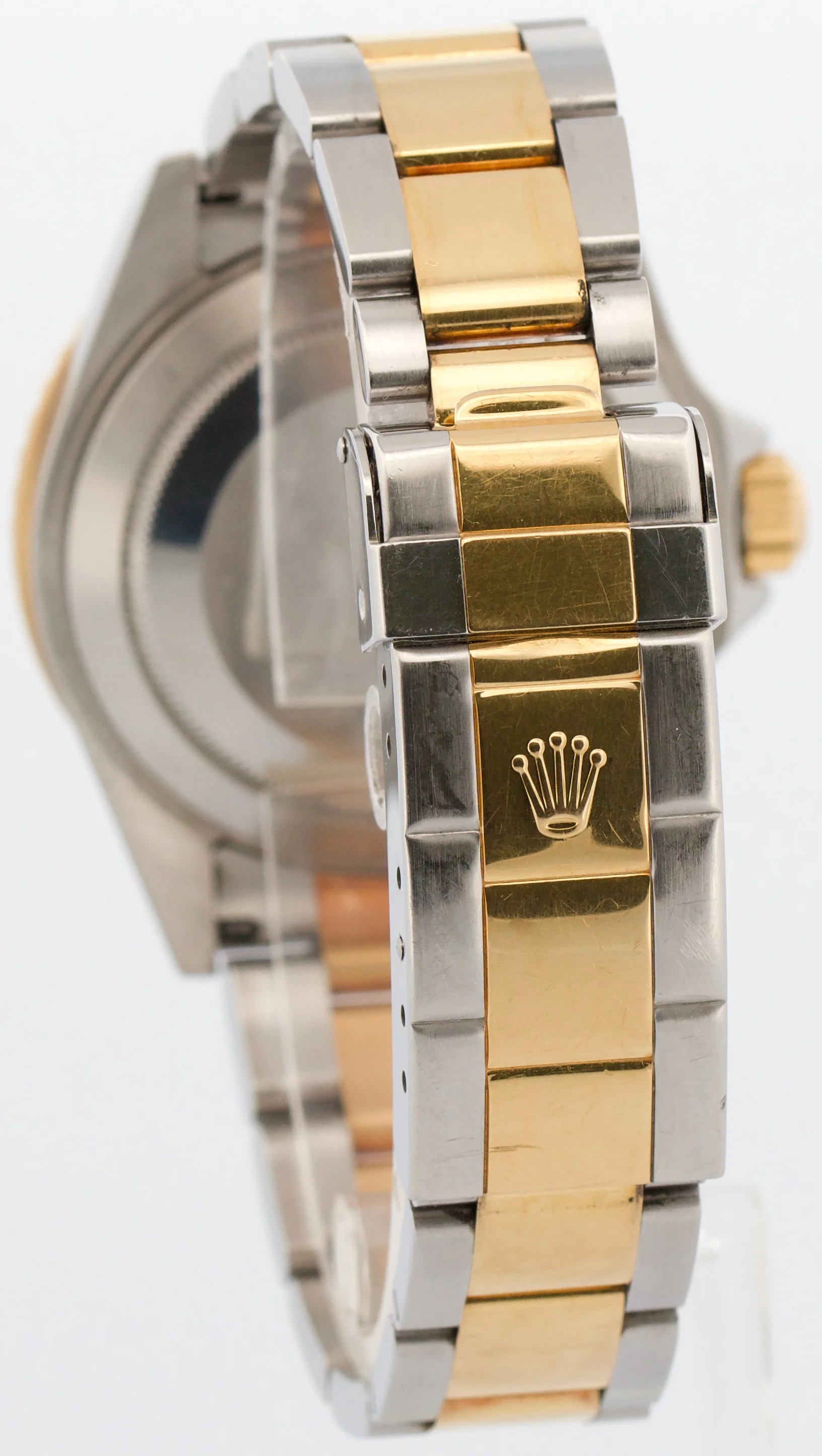 UNPOLISHED PAPERS Rolex Submariner 40mm Black NO-HOLES 18K Gold Watch 16613 BOX - Image 5