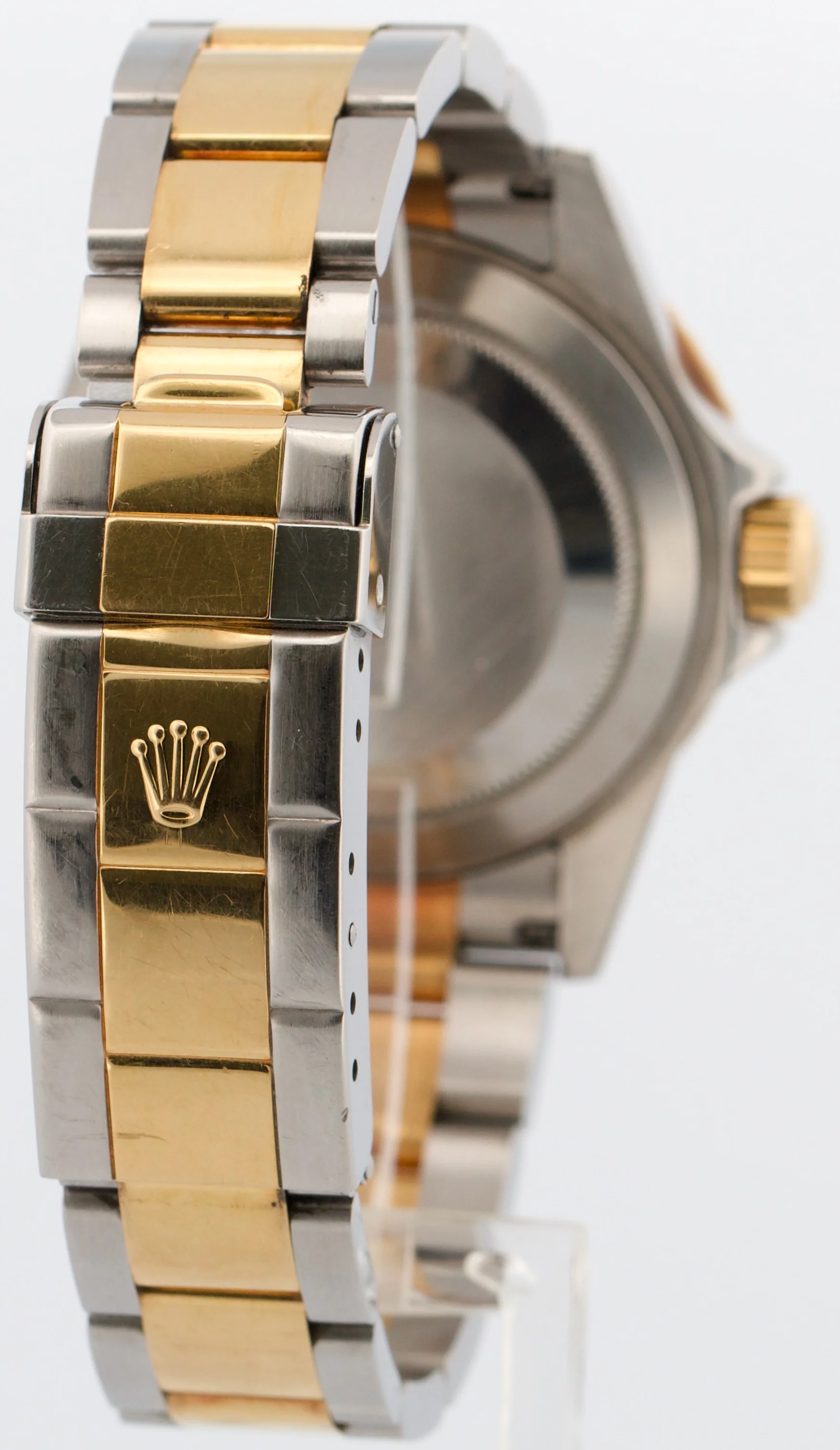 UNPOLISHED PAPERS Rolex Submariner 40mm Black NO-HOLES 18K Gold Watch 16613 BOX - Image 6