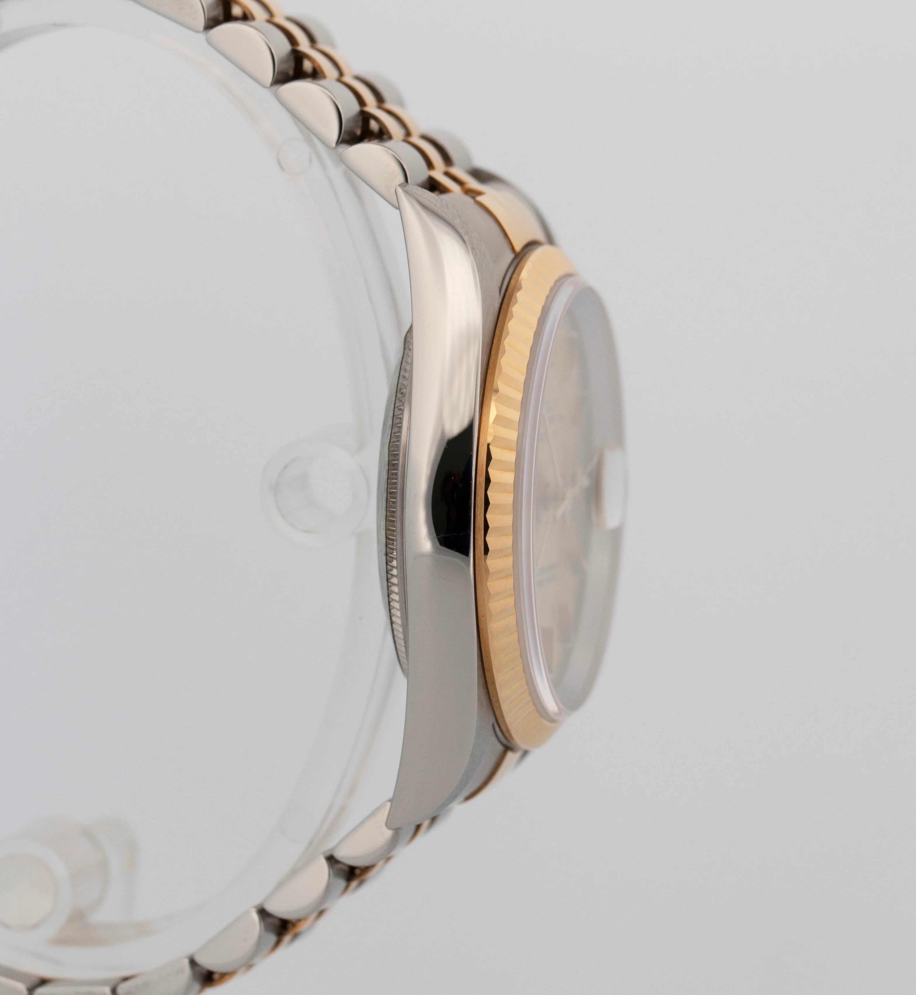 UNPOLISHED Rolex DateJust 36mm Champagne Jubilee 18K Gold JUBILEE 16233 Watch - Image 5