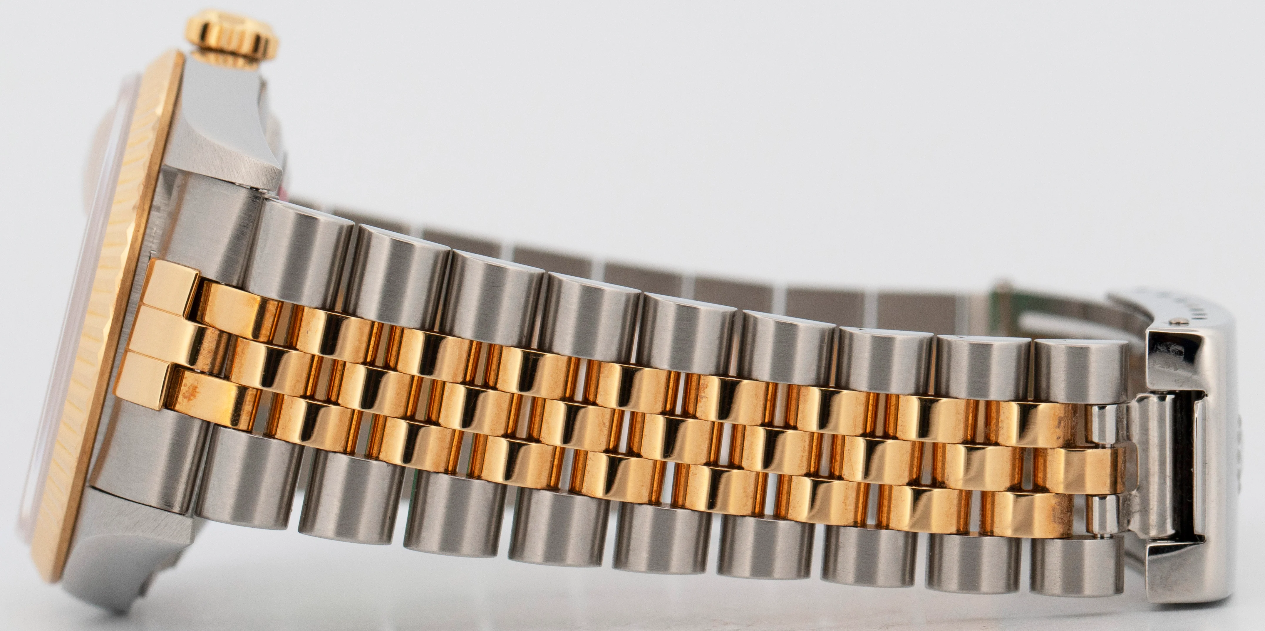 UNPOLISHED Rolex DateJust 36mm Champagne Jubilee 18K Gold JUBILEE 16233 Watch - Image 9