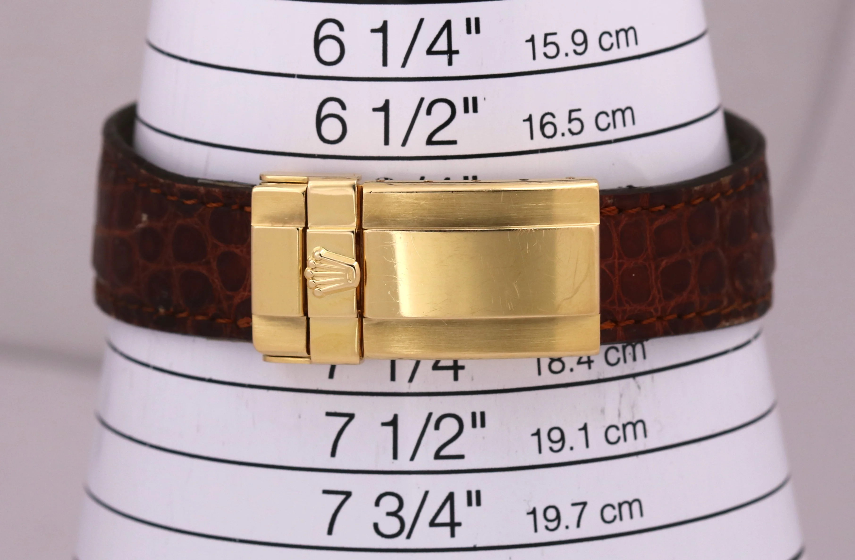 UNPOLISHED Rolex Daytona Cosmograph INVERTED 6 White 18K Yellow Gold 16518 Watch - Image 10