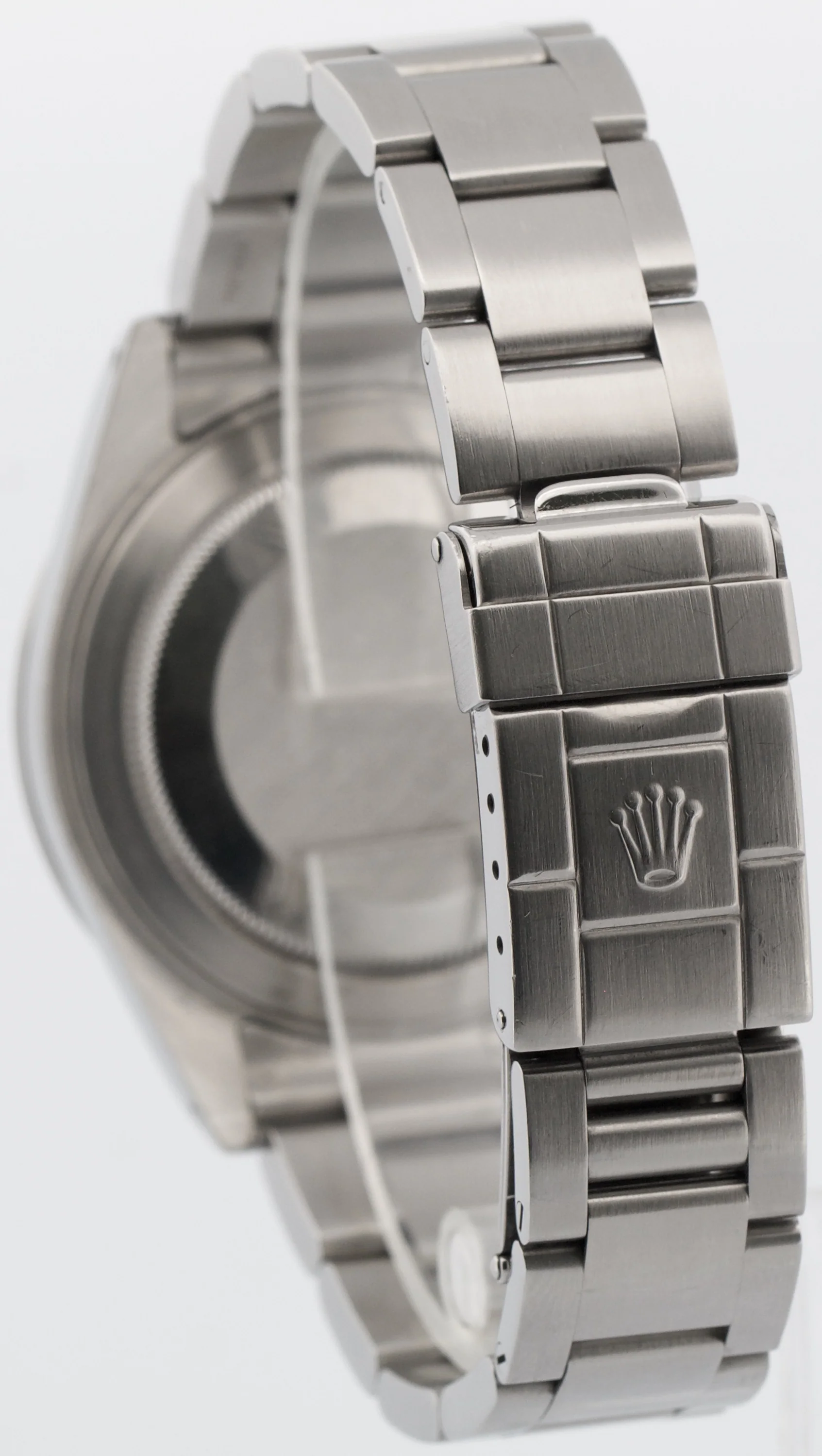 UNPOLISHED Rolex Explorer II BLACK 40mm Red GMT Stainless Steel 16570 Watch - Image 5
