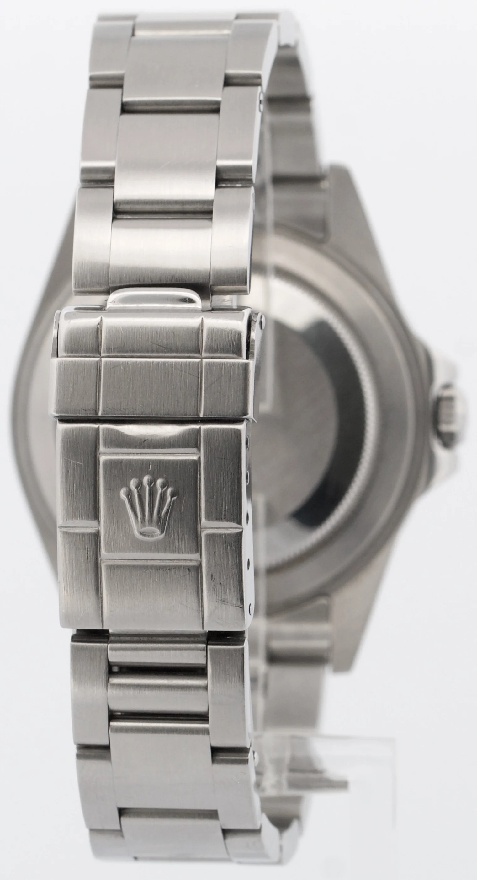 UNPOLISHED Rolex Explorer II BLACK 40mm Red GMT Stainless Steel 16570 Watch - Image 6