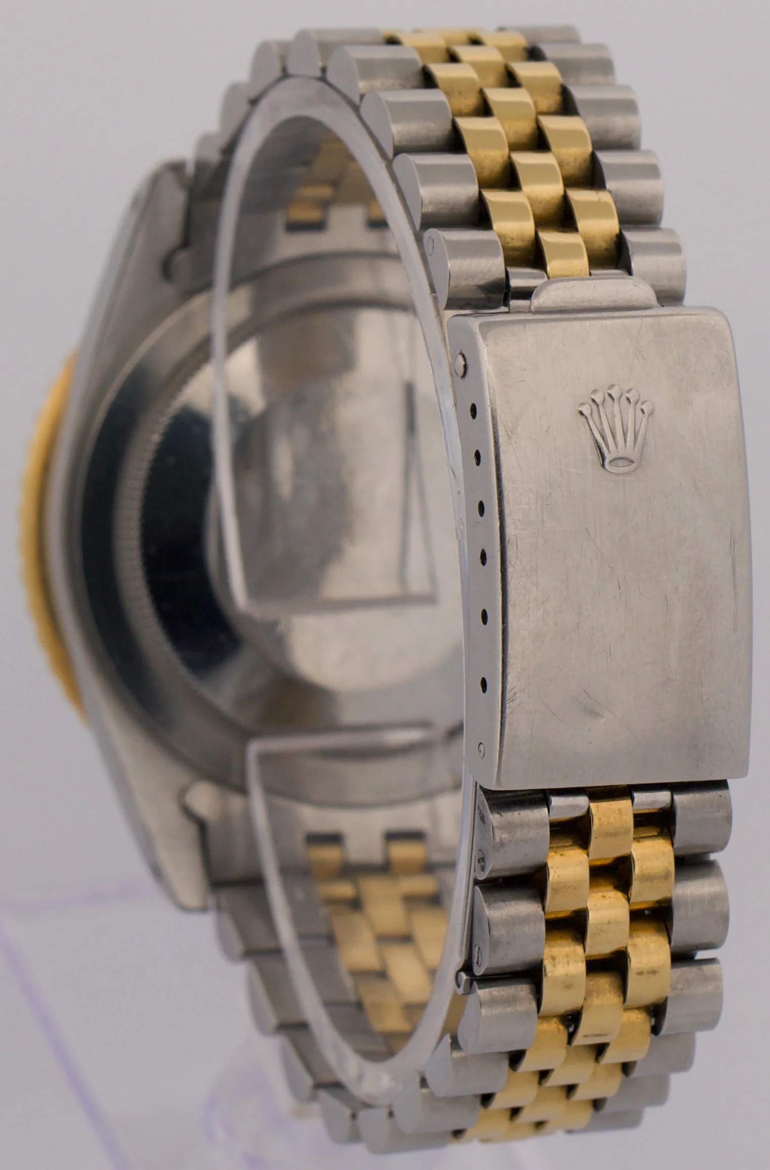 UNPOLISHED Rolex GMT-Master Black 40mm Two Tone 18K Yellow Gold JUBILEE 16753 - Image 5