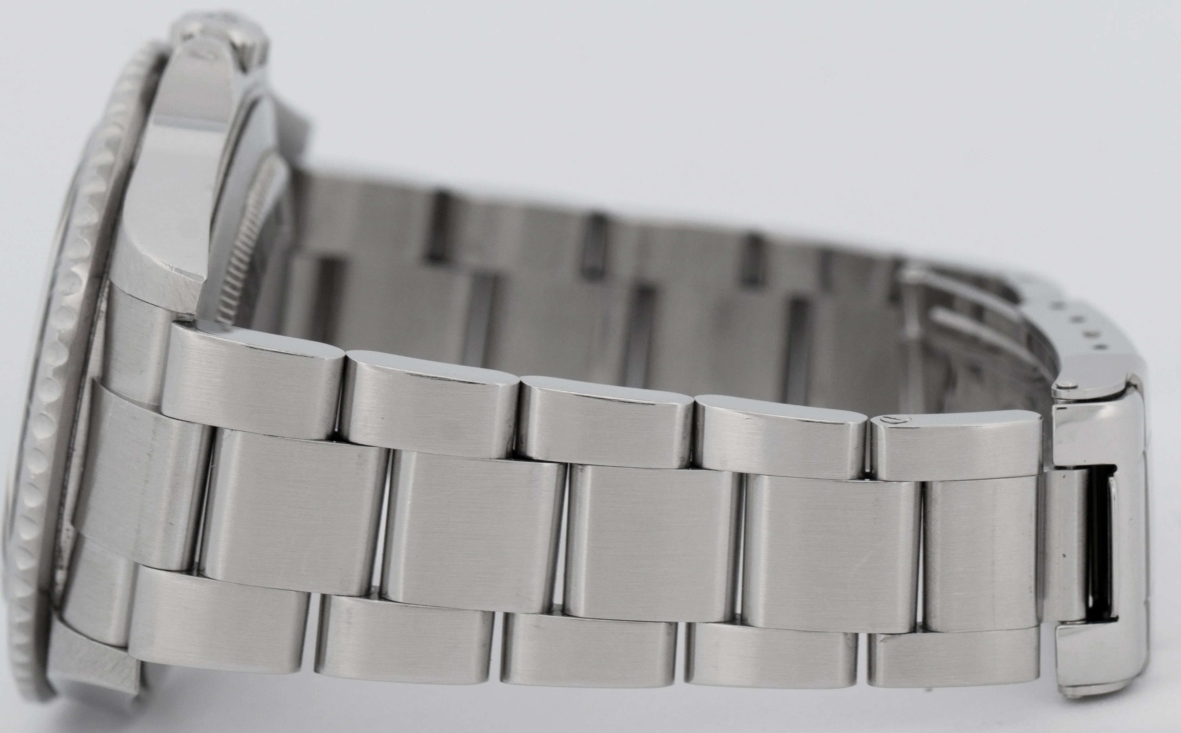 UNPOLISHED Rolex GMT-Master II 40mm Black NO-HOLES Stainless Steel Watch 16710 - Image 6