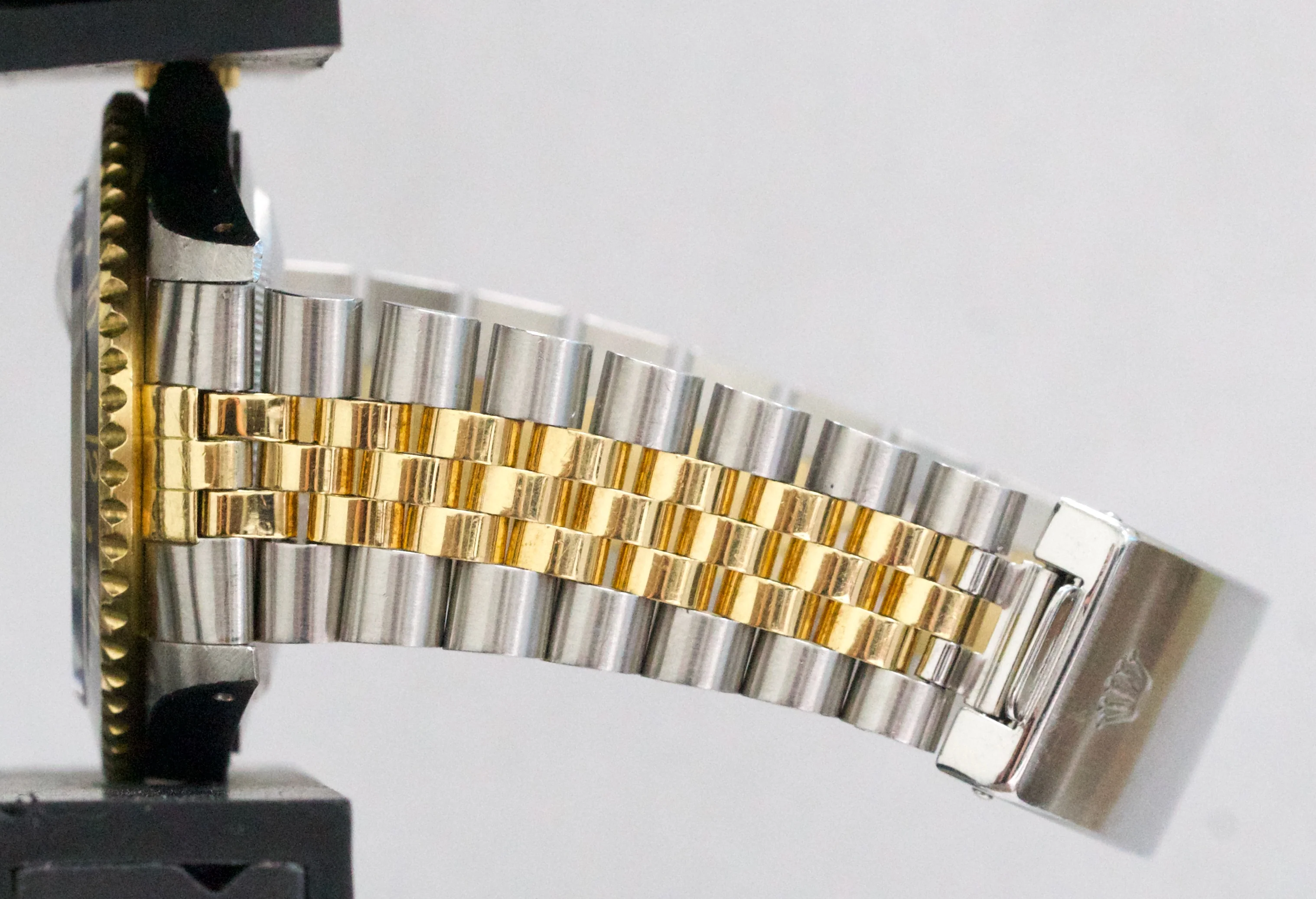 UNPOLISHED Rolex GMT-Master II BLACK 18K Gold Steel JUBILEE 40mm 16713 BOX - Image 10
