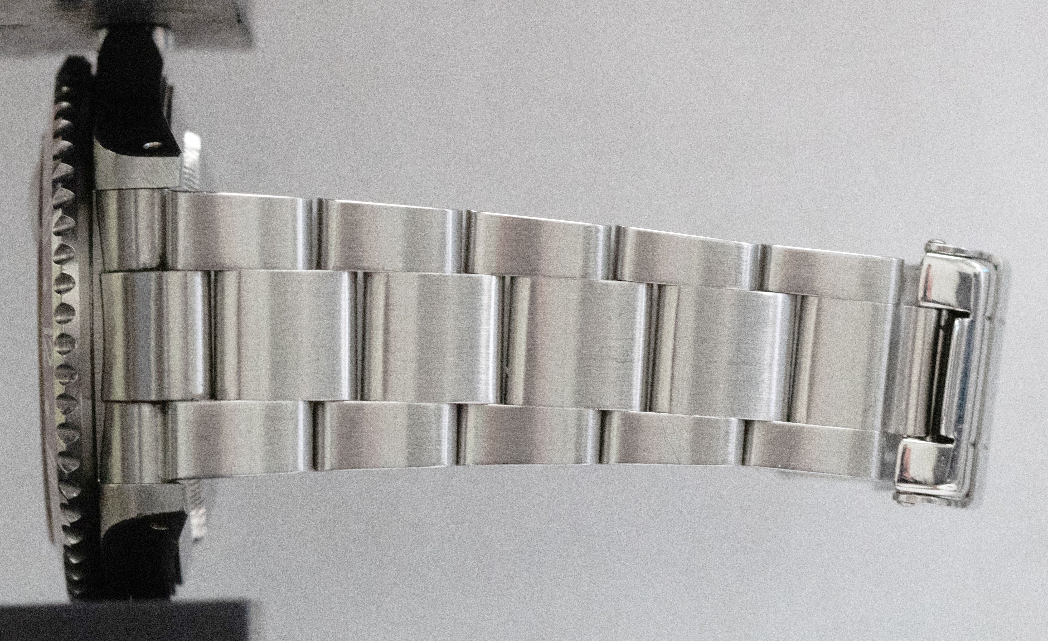 UNPOLISHED Rolex GMT-Master II COKE Red Black Stainless Steel 40mm Watch 16710 - Image 9