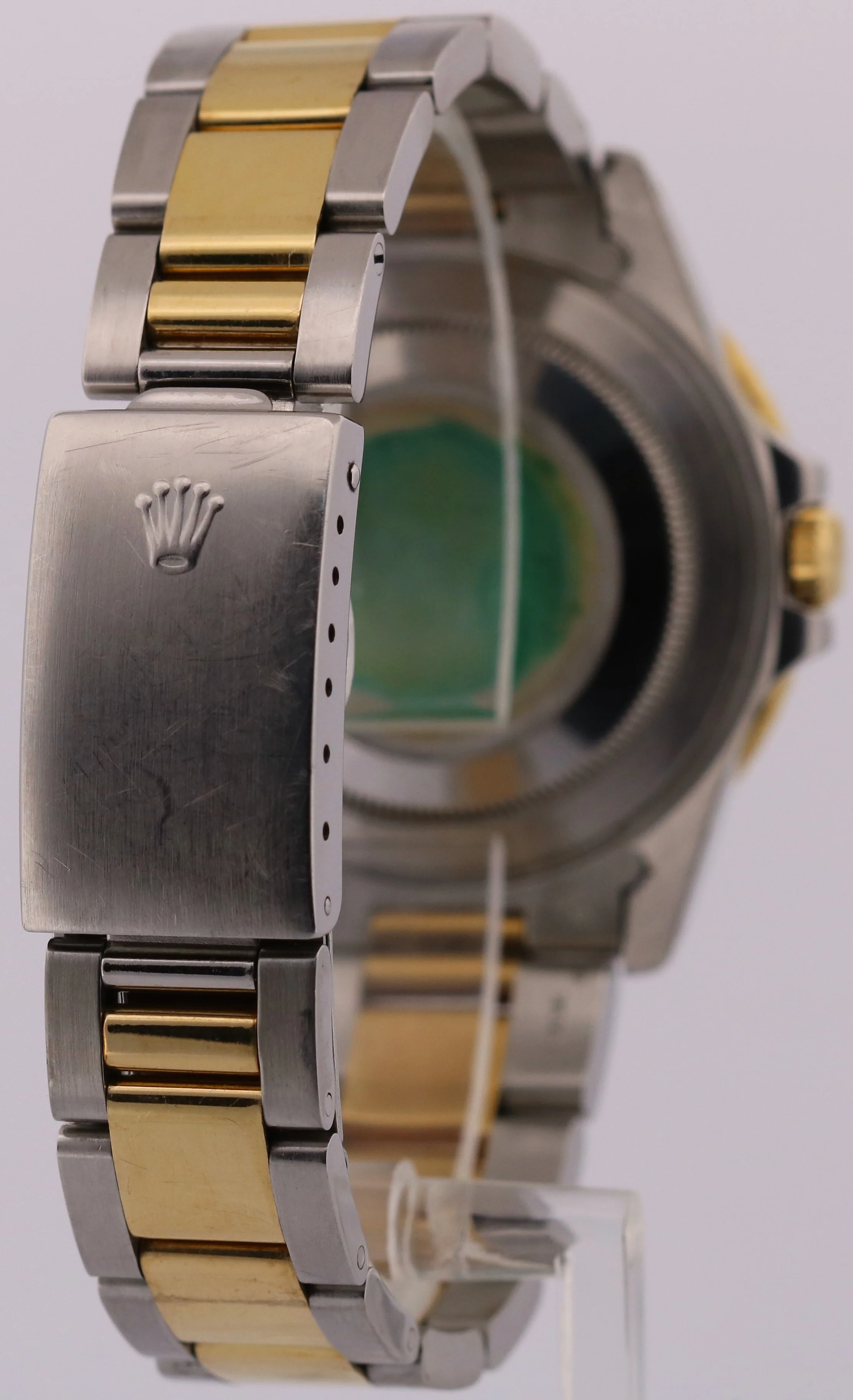 UNPOLISHED Rolex GMT-Master II ROOT BEER 18K Gold Steel Brown OYSTER Watch 16713 - Image 5