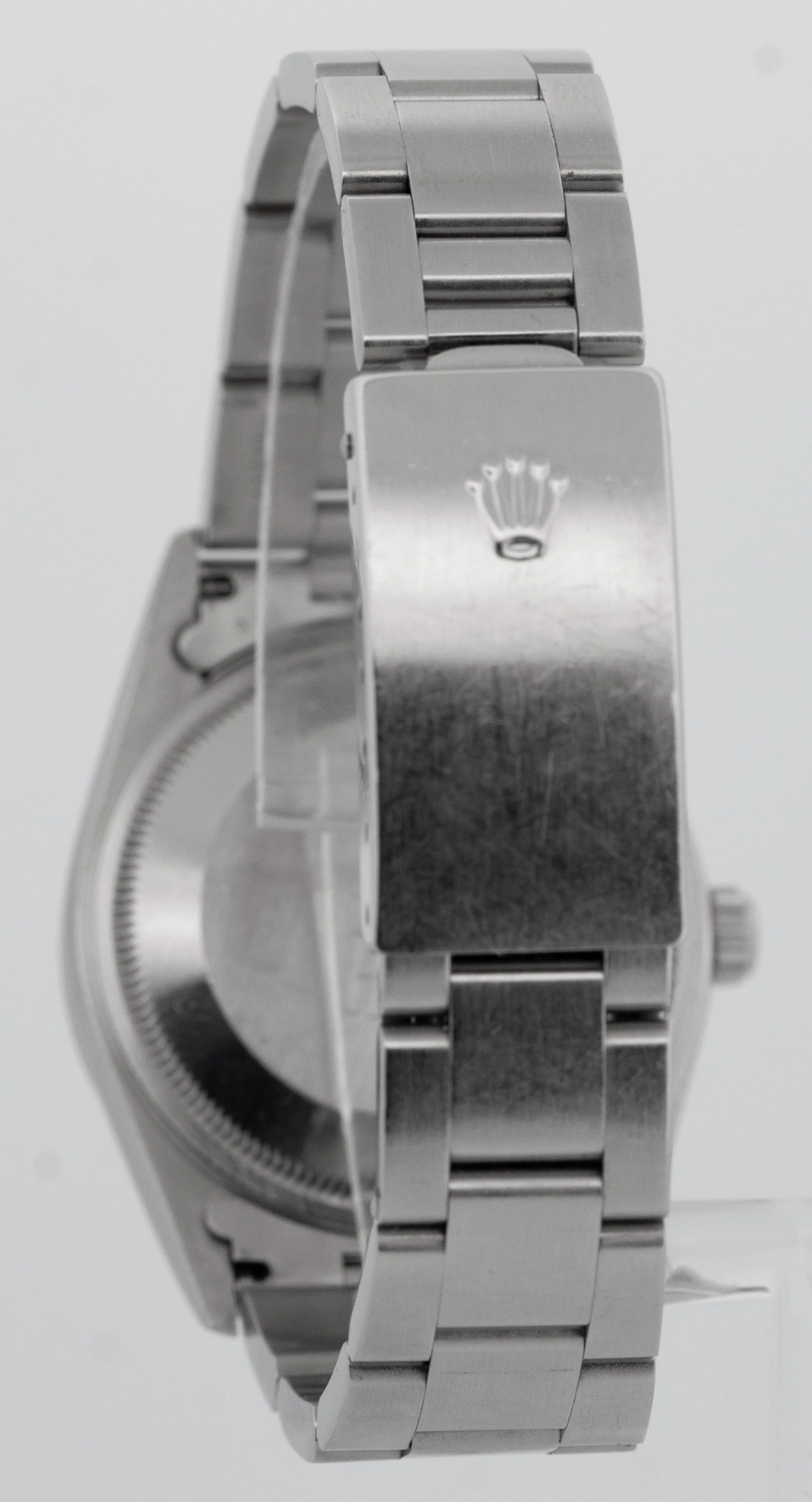 UNPOLISHED Rolex Oyster Perpetual Air-King Silver Steel DOMINOS 34mm 14000 BOX - Image 5