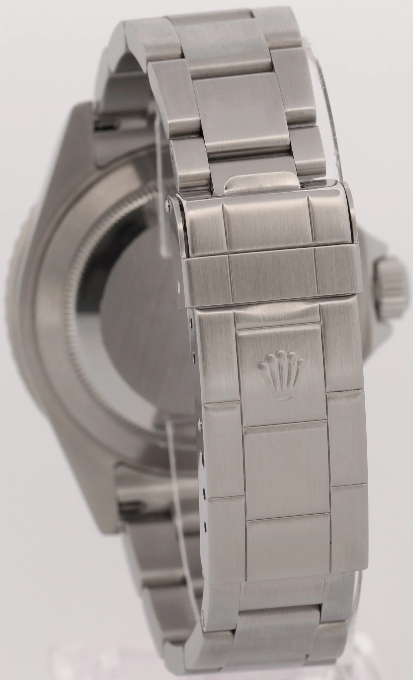 UNPOLISHED Rolex Submariner Date BLACK Steel KERMIT Green No-Holes 40mm 16610 LV - Image 6