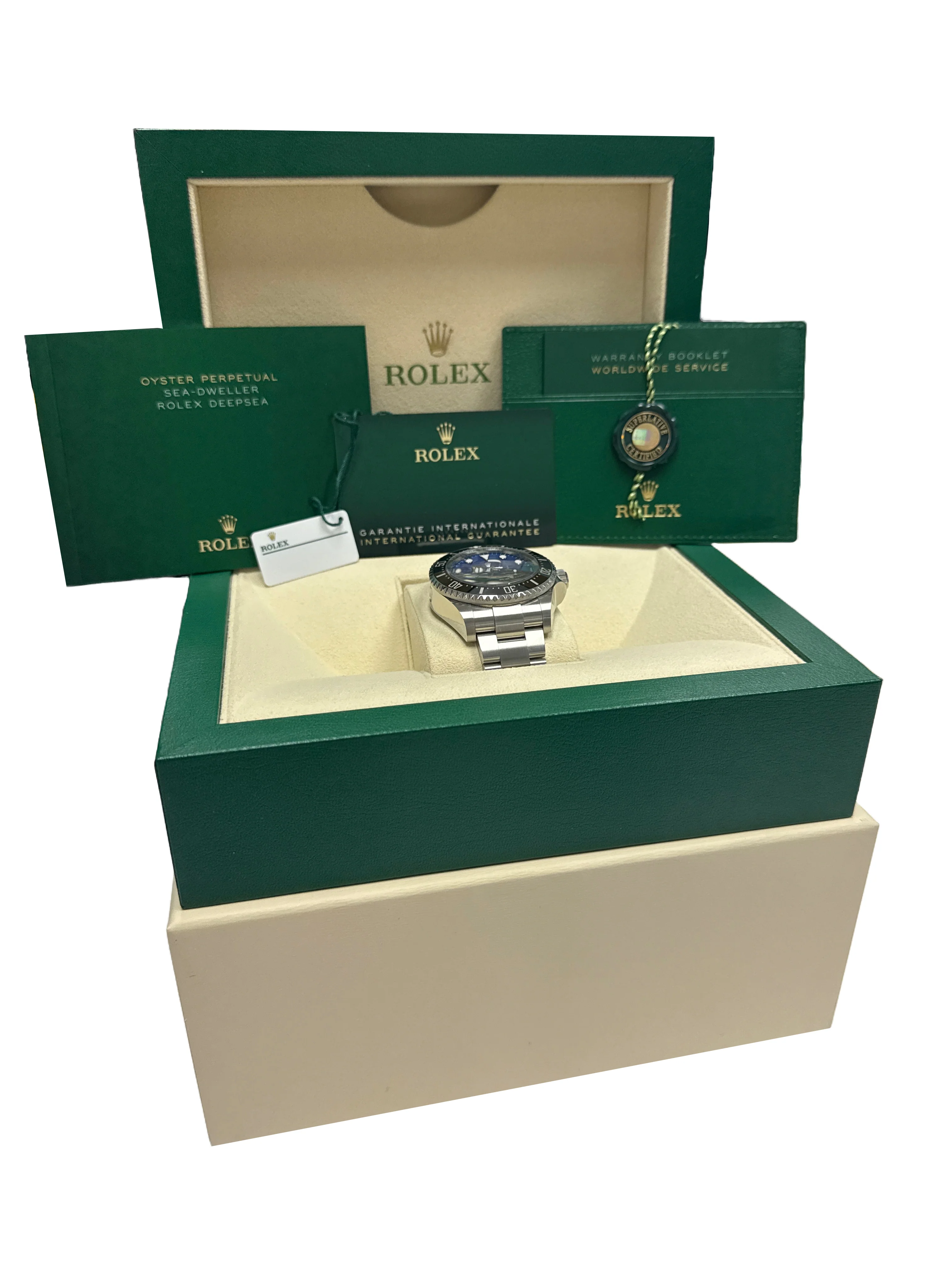 UNWORN 2024 PAPERS Rolex Sea-Dweller Deepsea JAMES CAMERON Blue 44mm 136660 BOX - Image 2